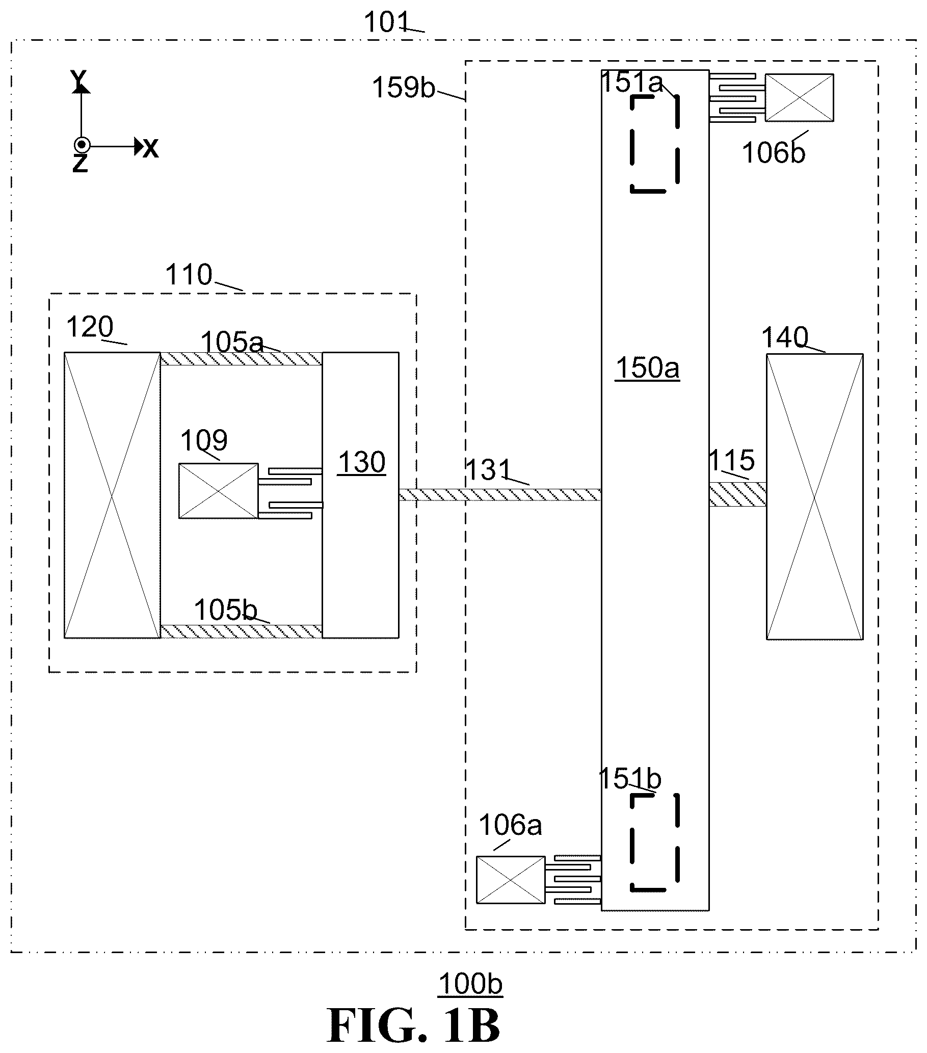Patent US11815354 Figure 2 – Drive and sense balanced, semi-coupled 3-axis gyroscope