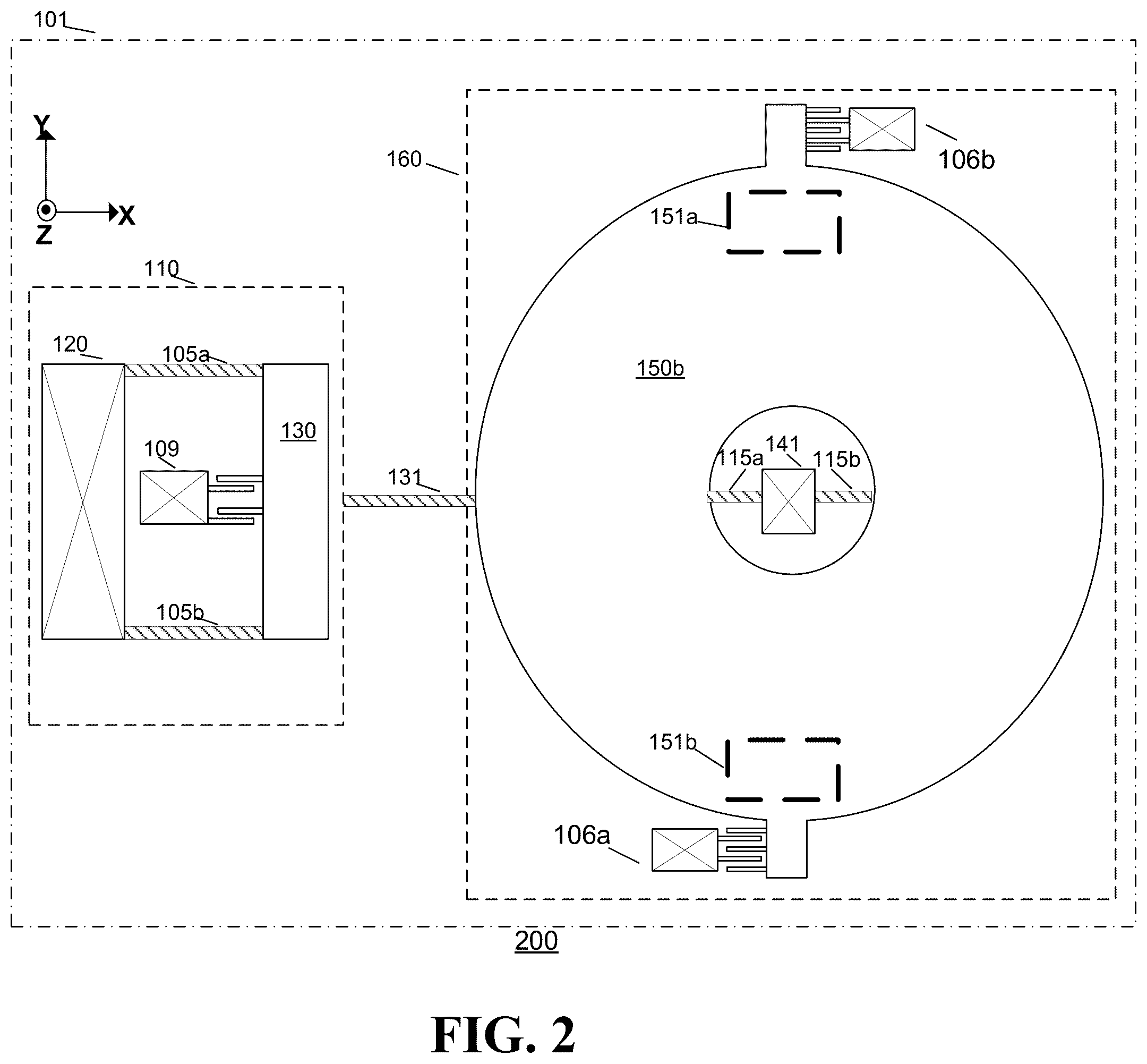 Patent US11815354 Figure 5 – Drive and sense balanced, semi-coupled 3-axis gyroscope