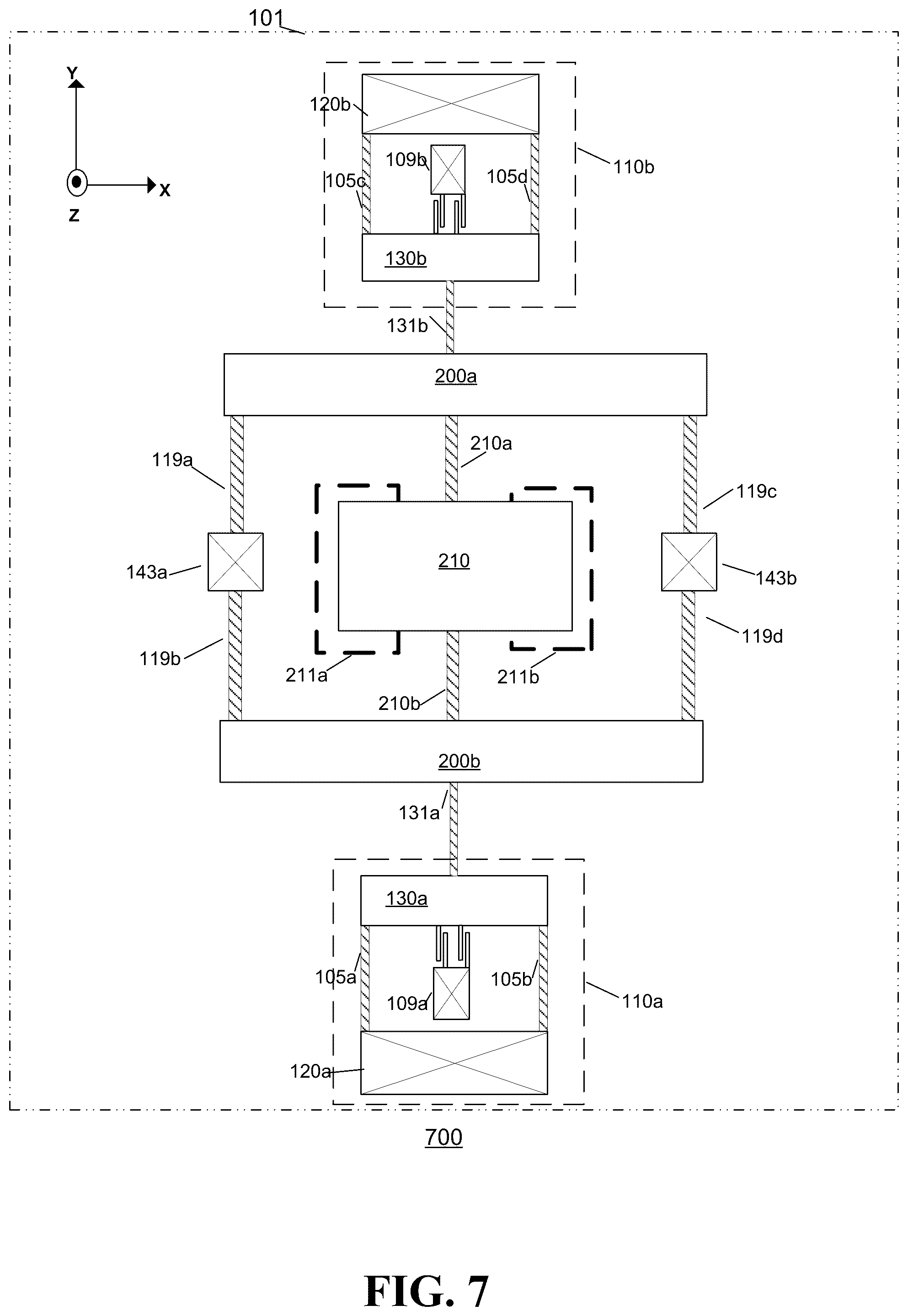 Patent US11815354 Figure 10 – Drive and sense balanced, semi-coupled 3-axis gyroscope