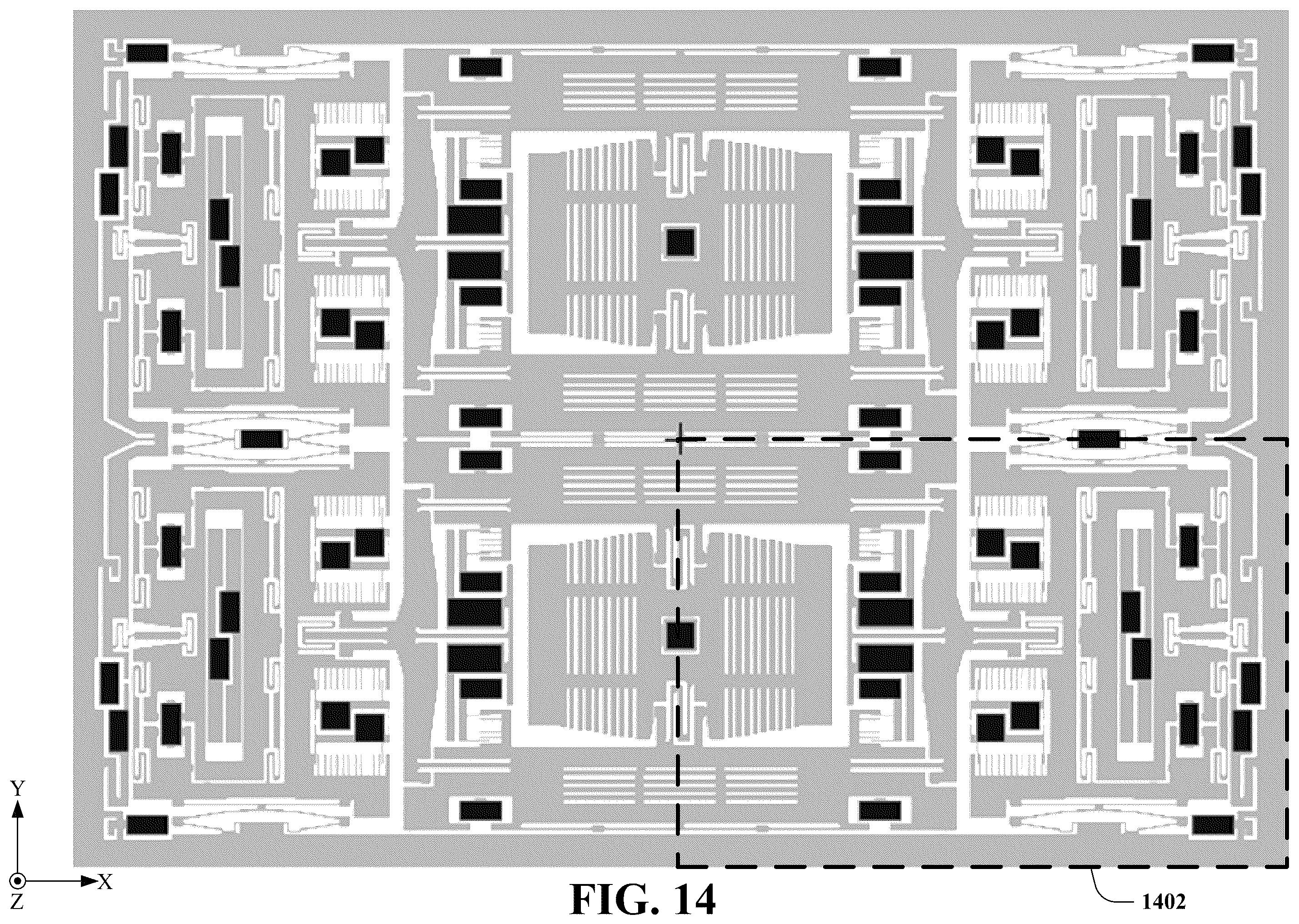 Patent US11815354 Figure 17 – Drive and sense balanced, semi-coupled 3-axis gyroscope