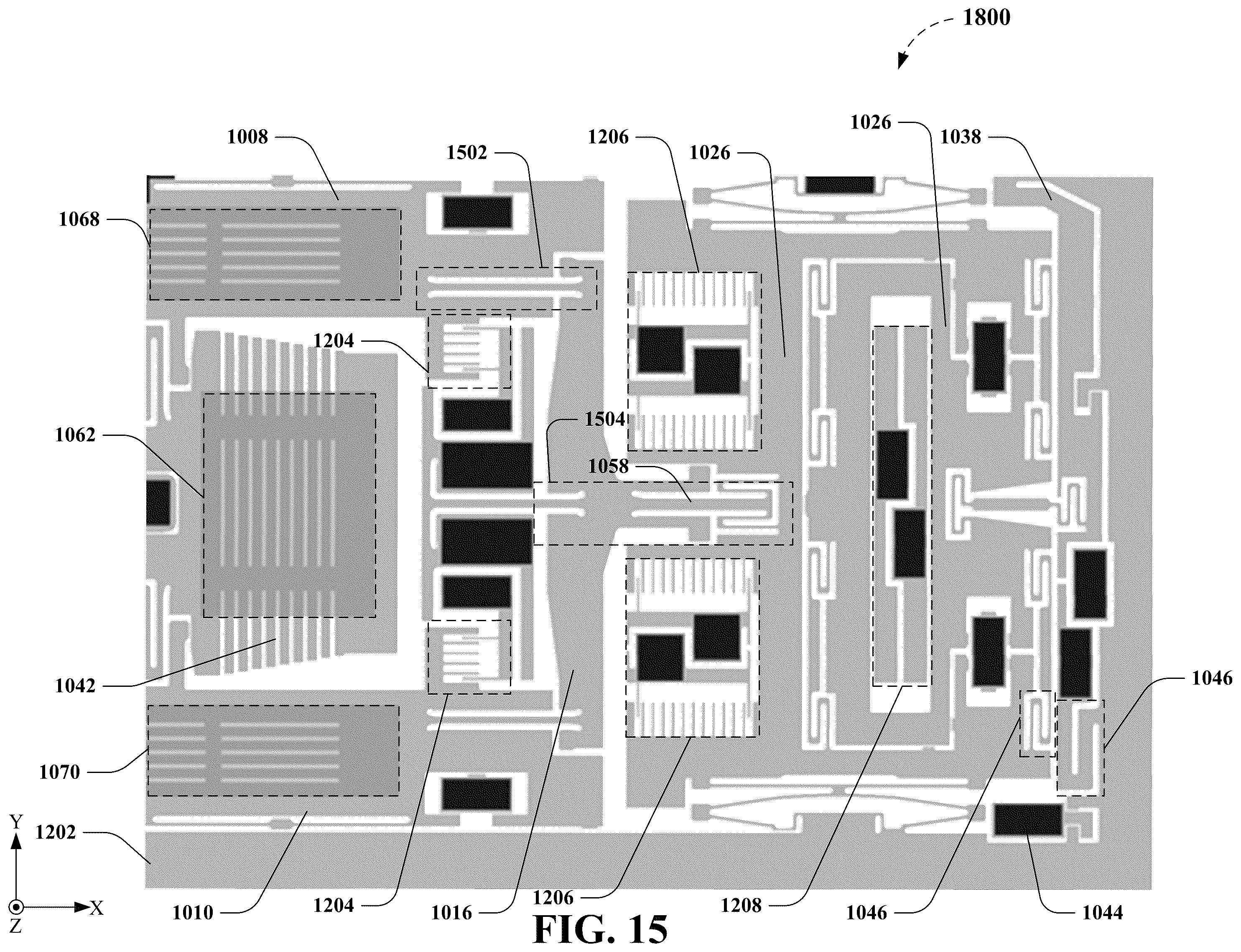 Patent US11815354 Figure 18 – Drive and sense balanced, semi-coupled 3-axis gyroscope