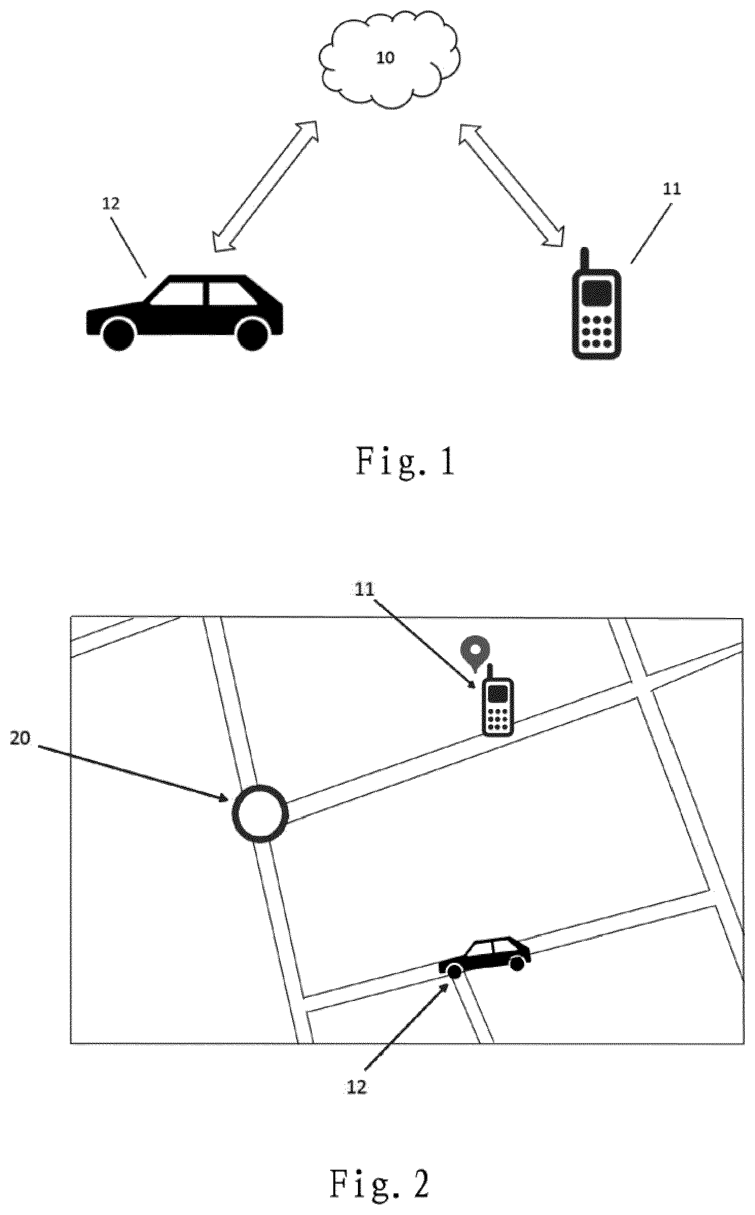 Patent US11815359 — Method, device and system for processing positioning information — Figure 1