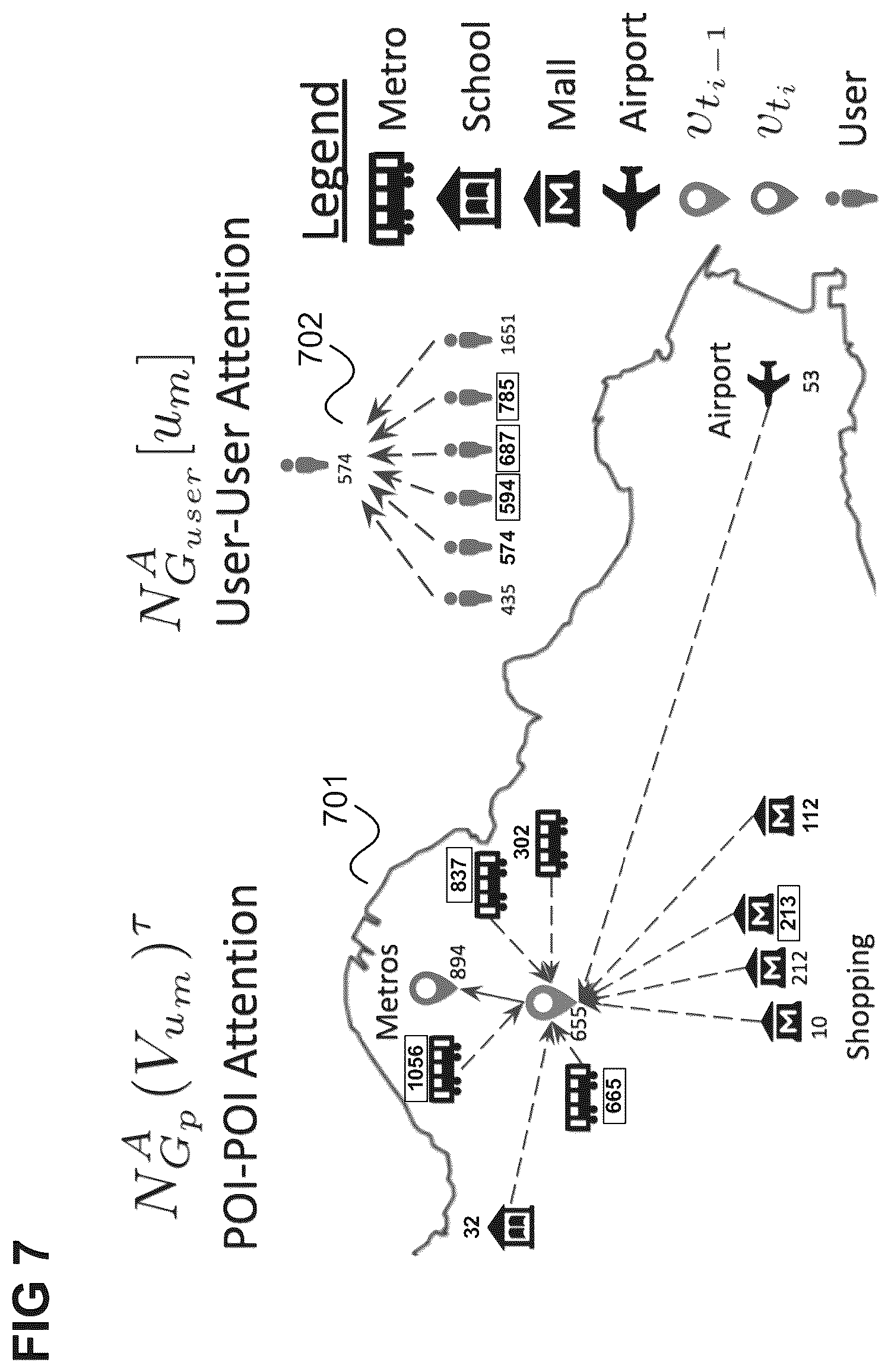 Patent US11815360 Figure 7 – Method for predicting the destination location of a vehicle