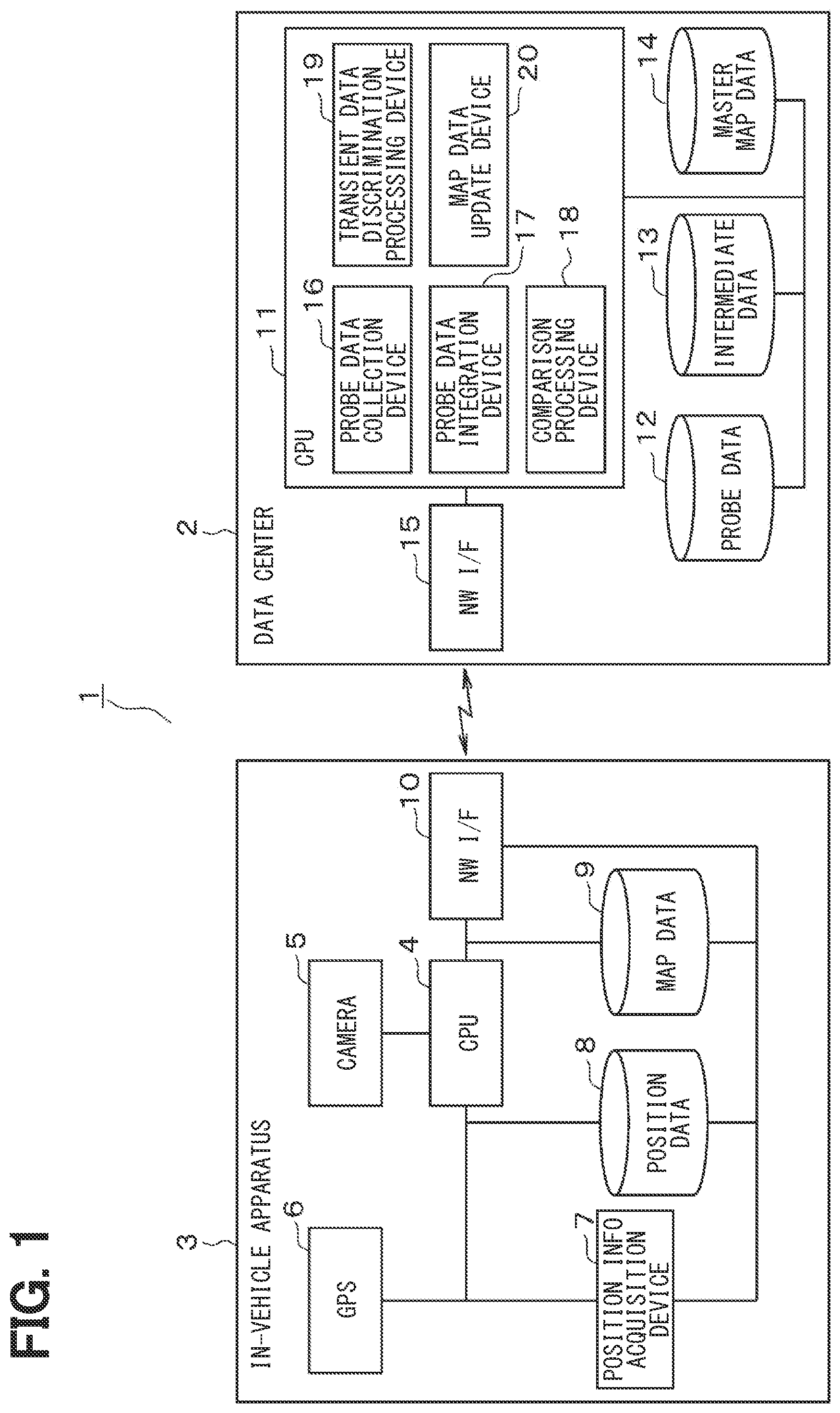 Patent US11815362 Figure 1 – Map data generation apparatus