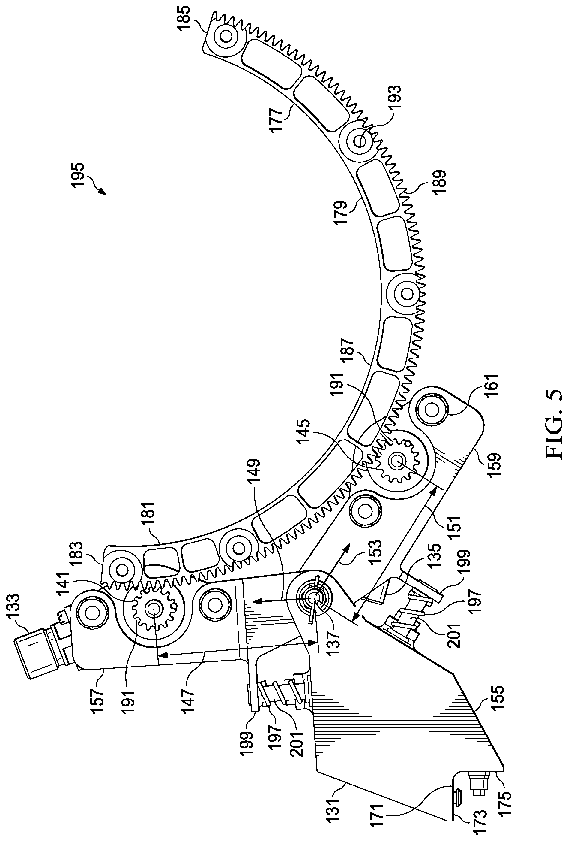 Patent US11815368 Figure 5 – Dual-mount for spring-loaded gear-driven resolvers