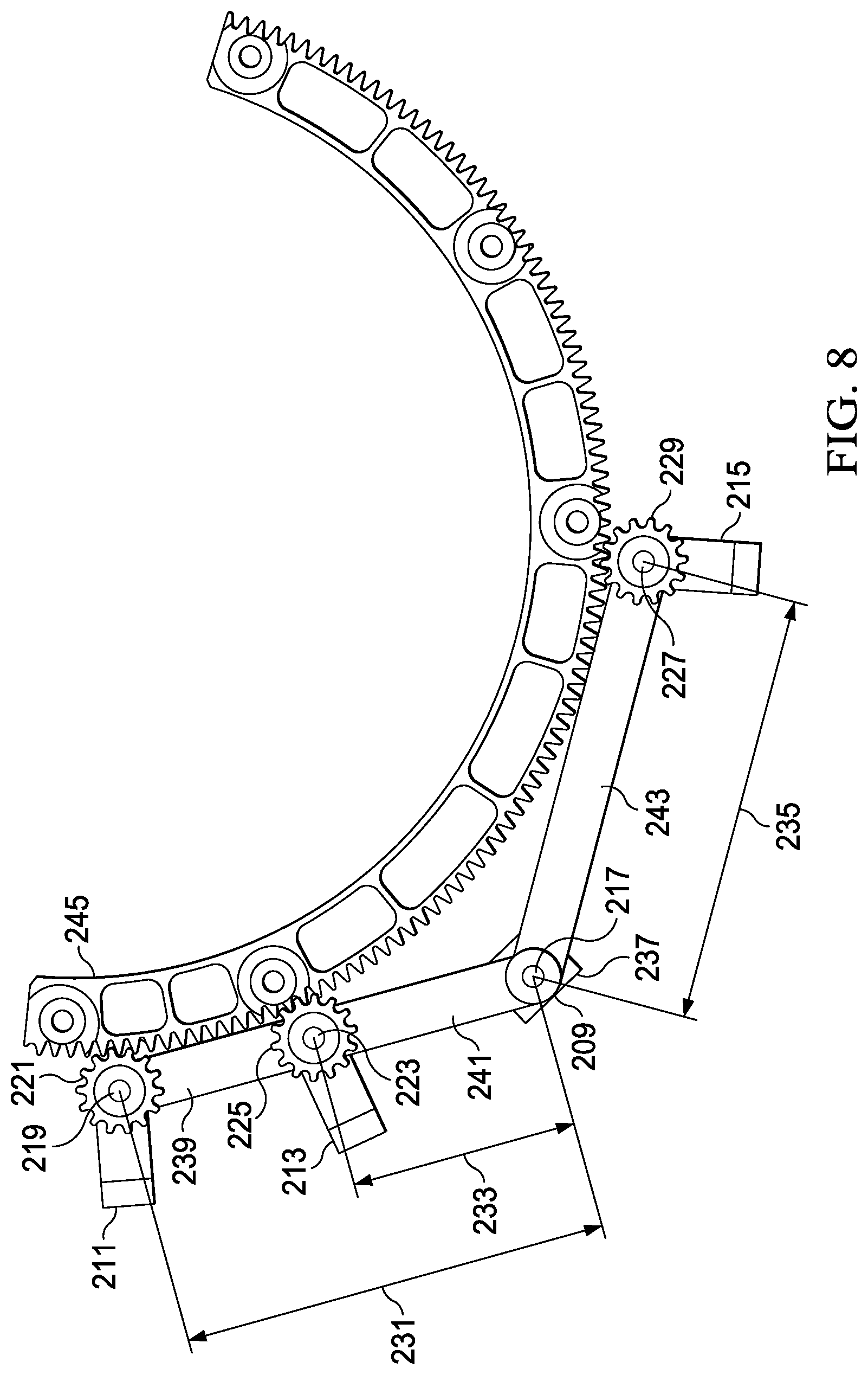 Patent US11815368 Figure 8 – Dual-mount for spring-loaded gear-driven resolvers