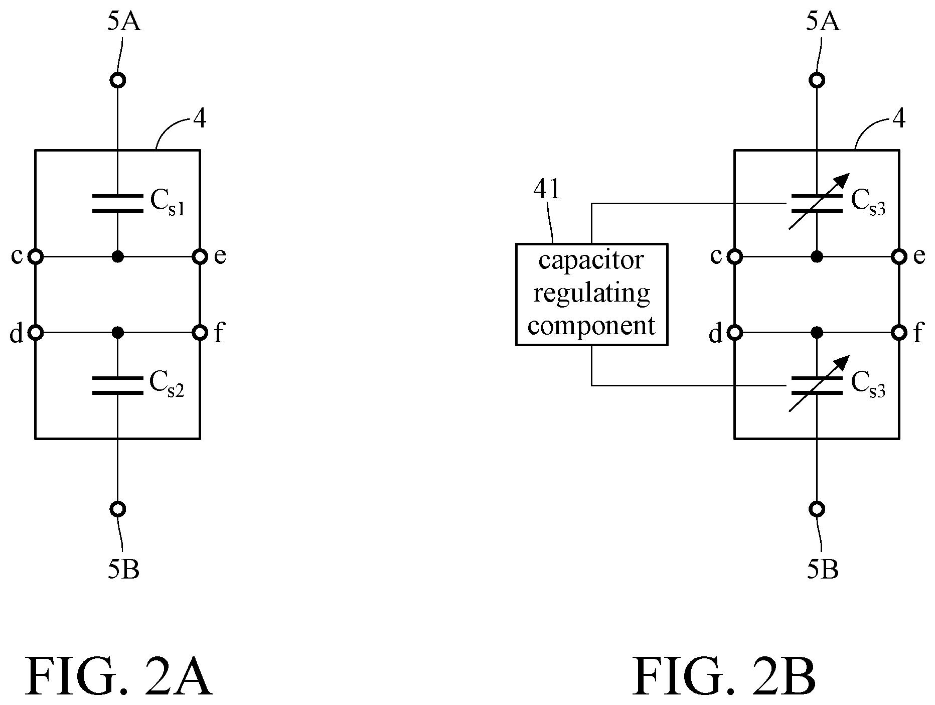 Patent US11815369 Figure 2 – Differential capacitor device and method for calibrating differential capacitor