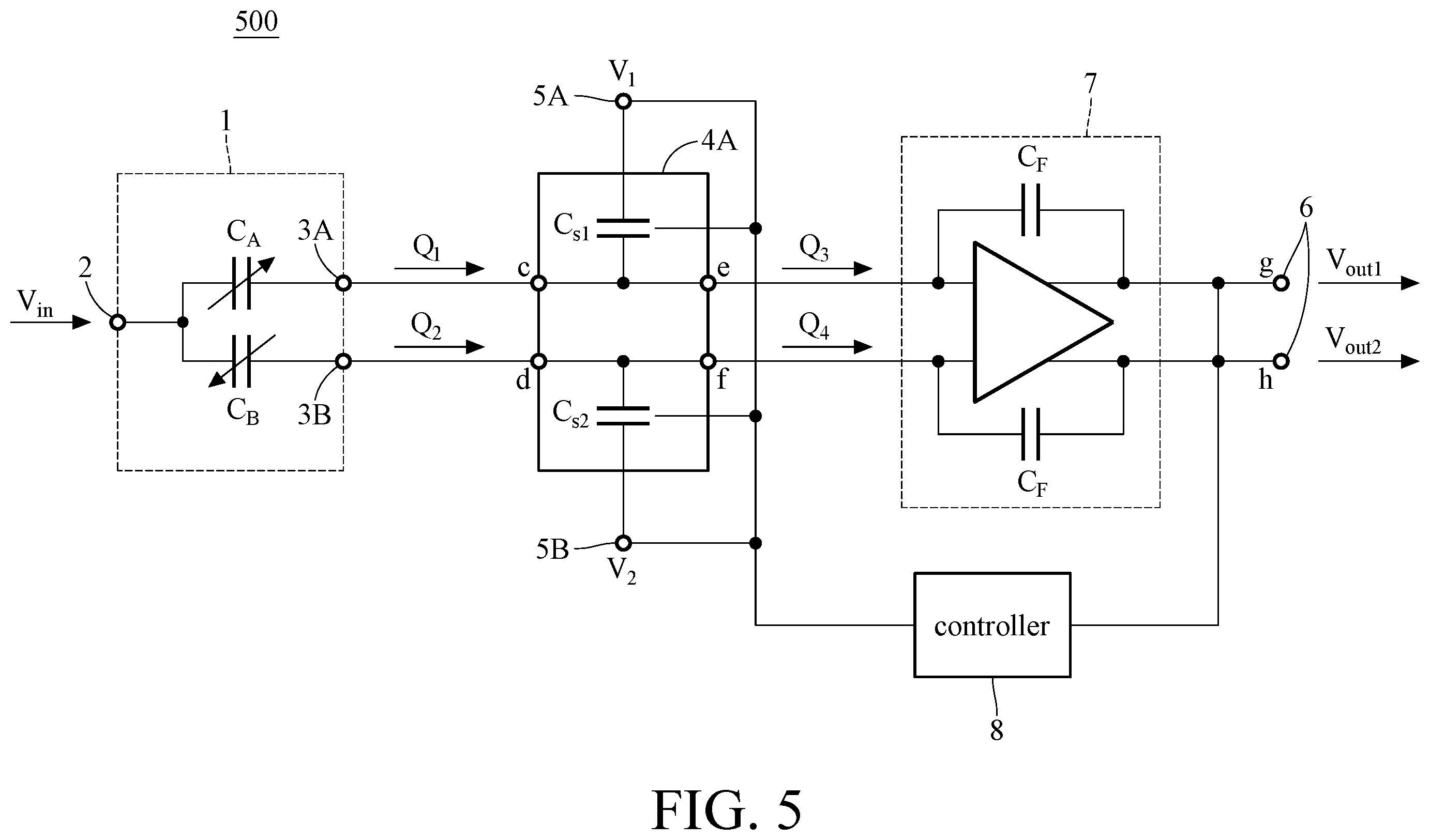 Patent US11815369 Figure 6 – Differential capacitor device and method for calibrating differential capacitor