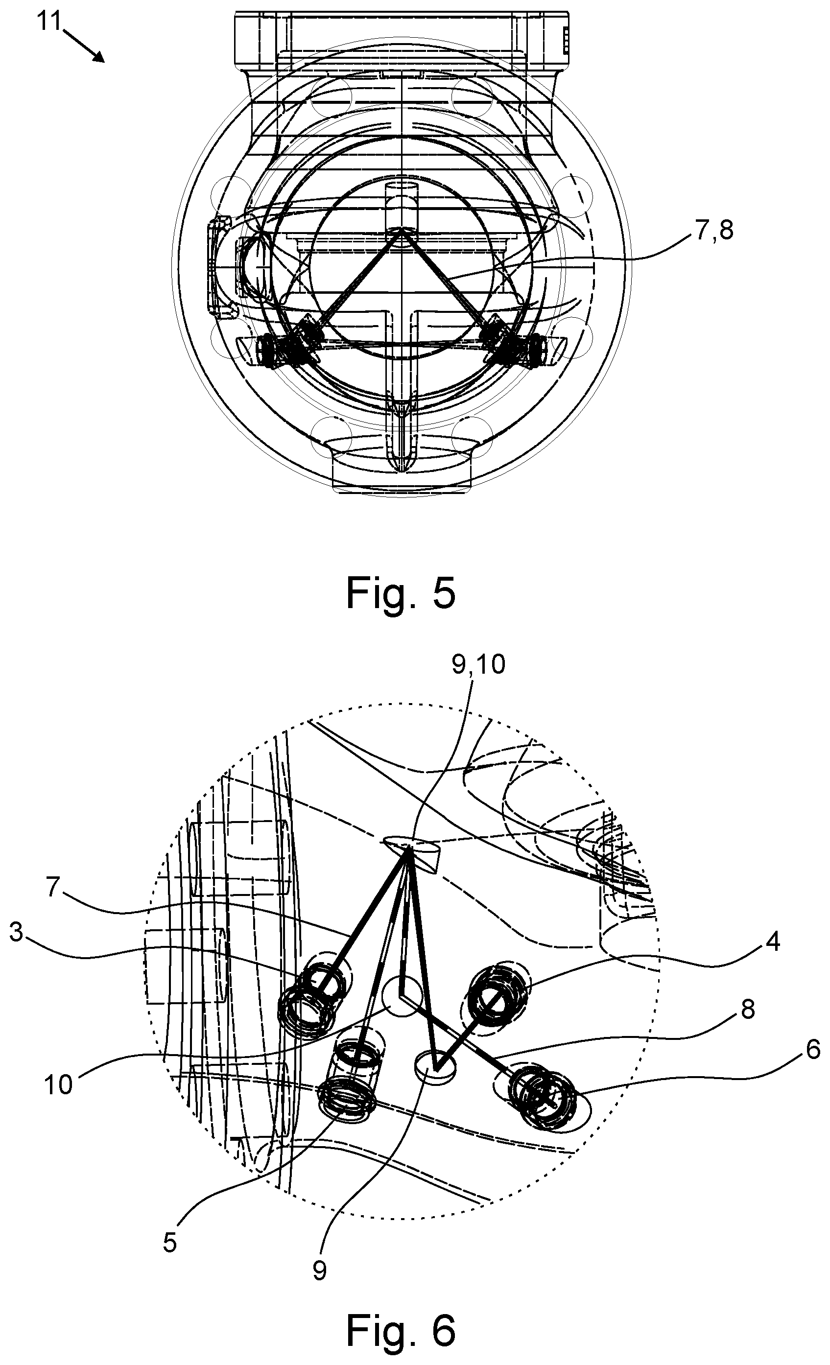 Patent US11815381 Figure 3 – Ultrasonic flowmeter, use of an ultrasonic flowmeter in a shut-off device and shut-off device