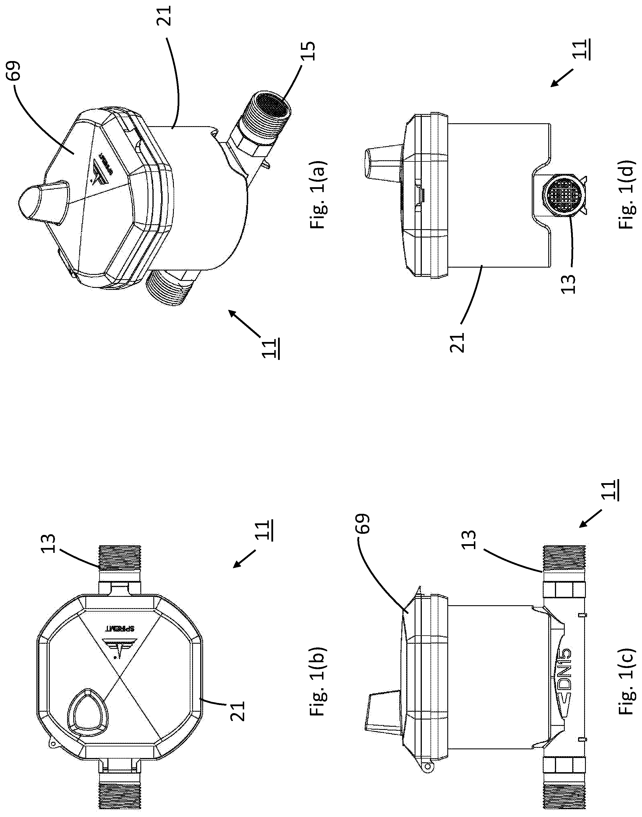 Patent US11815382 Figure 1 – Flow meter