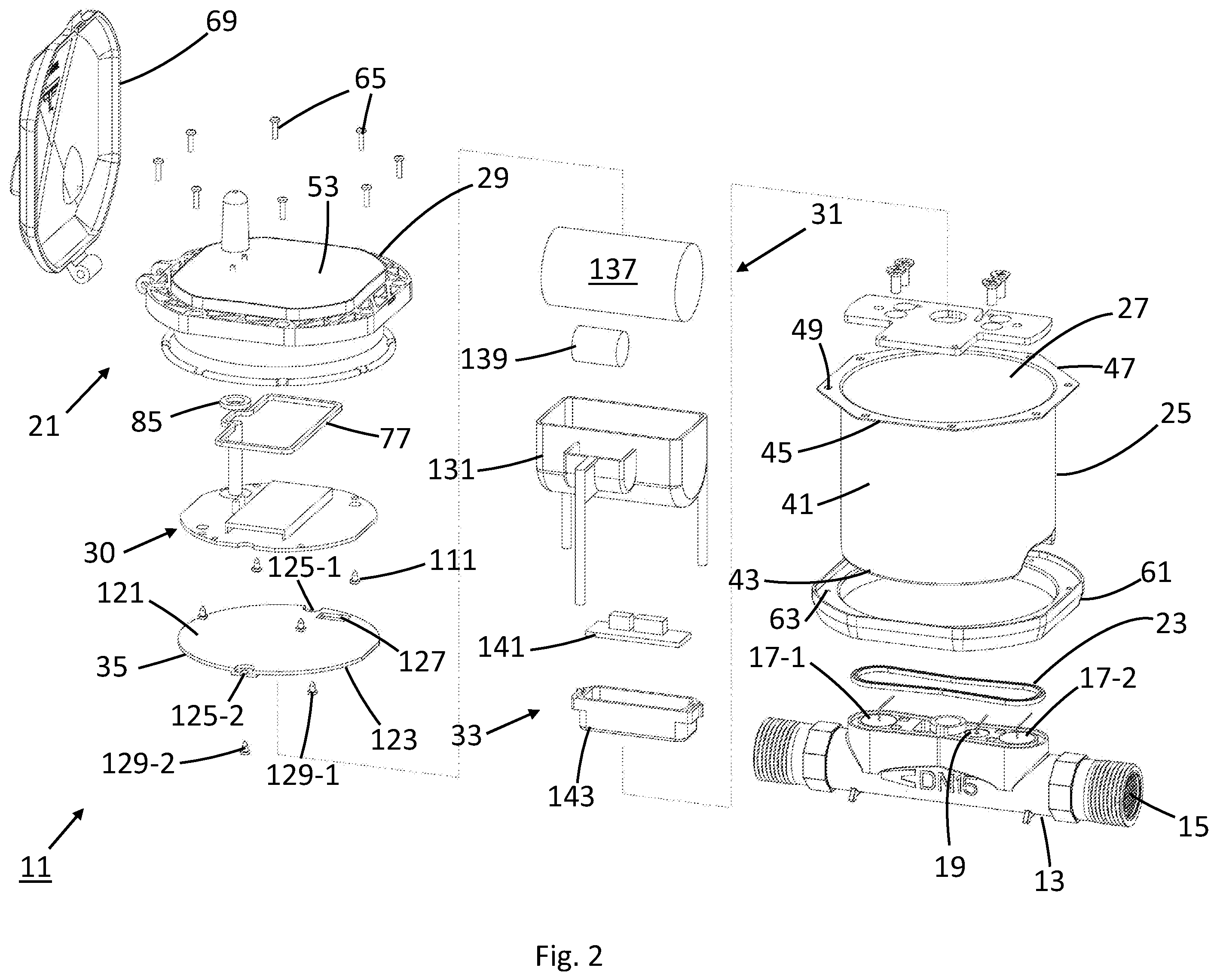 Patent US11815382 Figure 2 – Flow meter