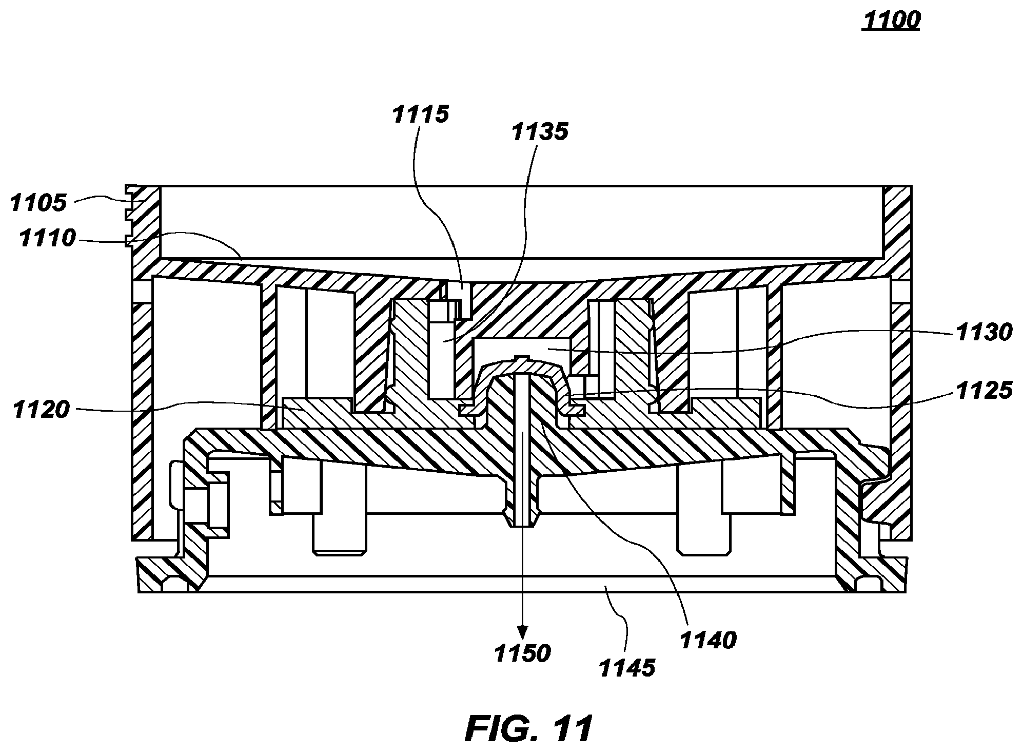 Patent US11815383 Figure 11 – Pressure based volume sensor for liquid receptacle