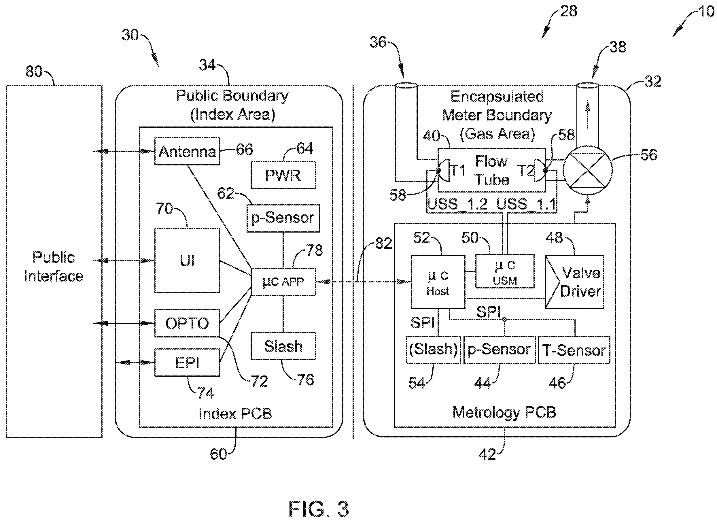 Patent US11815388 Figure 3 – Method and system for timely detecting gas pressure irregularities using a gas meter in a power efficient manner
