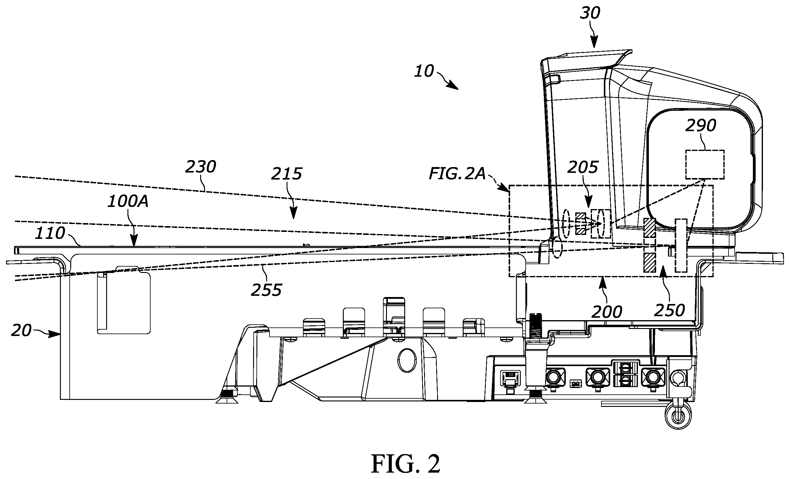 Patent US11815390 Figure 2 – Weigh platter assembly with off-platter detection