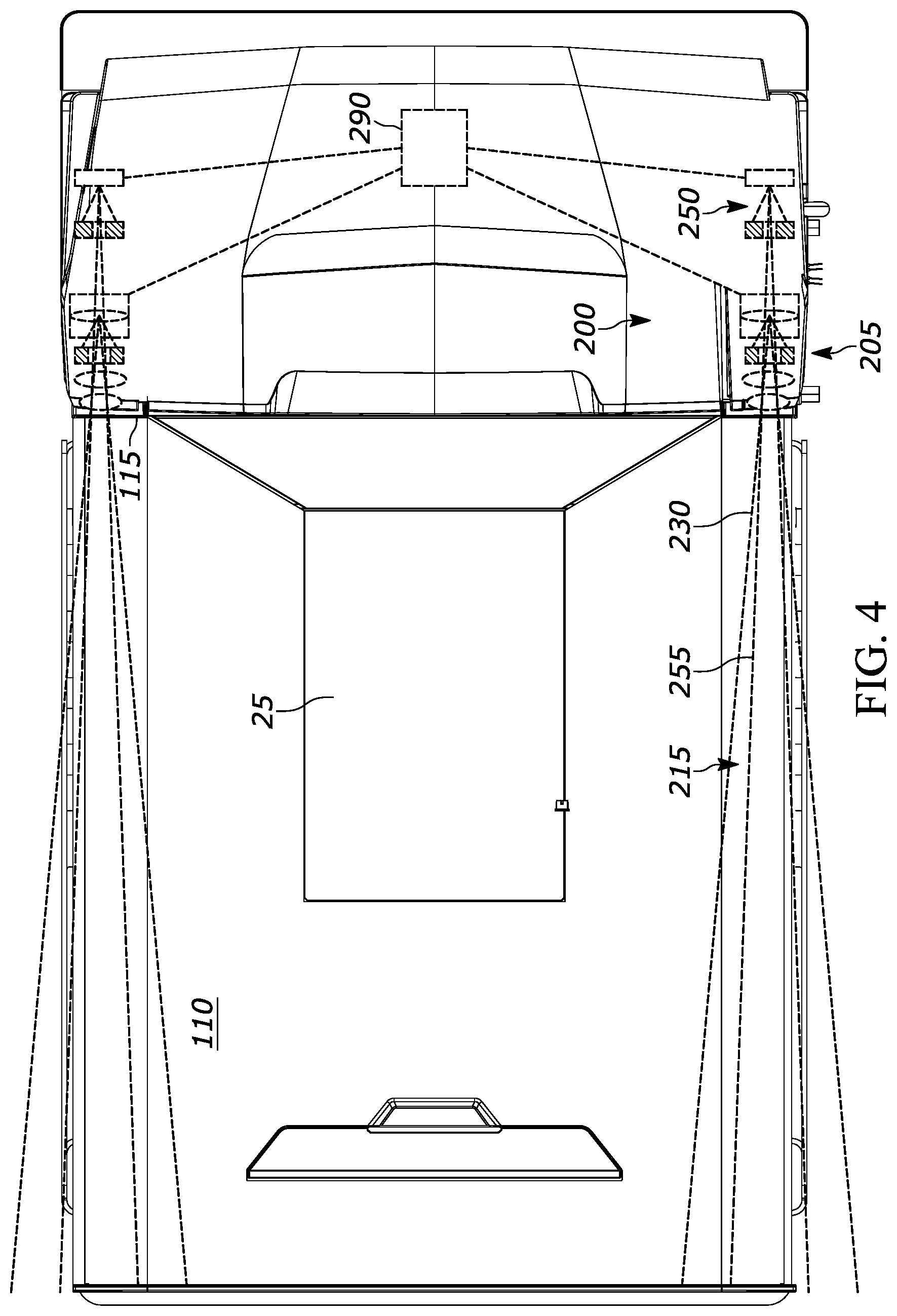Patent US11815390 Figure 5 – Weigh platter assembly with off-platter detection