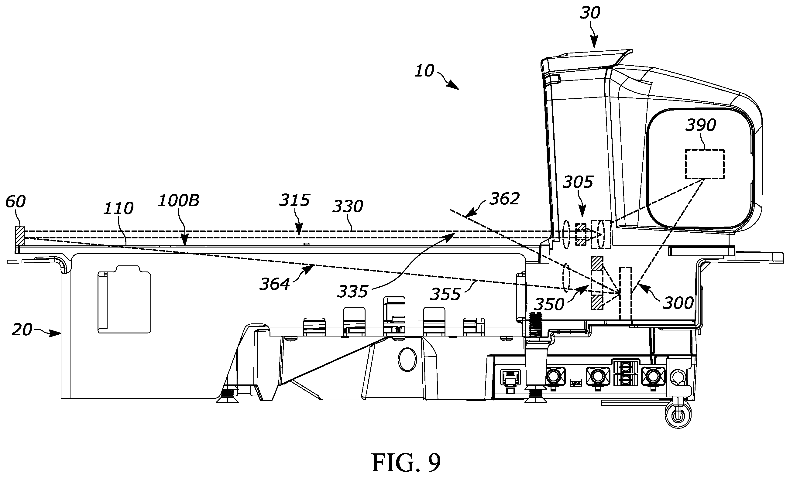 Patent US11815390 Figure 11 – Weigh platter assembly with off-platter detection
