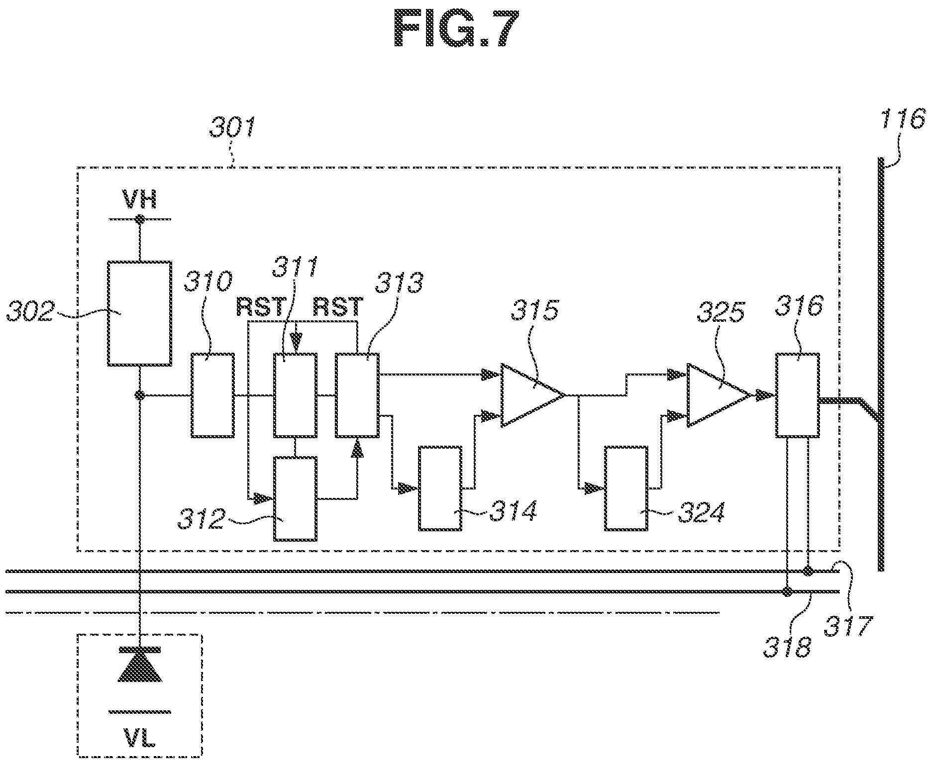 Patent US11815394 Figure 7 – Photoelectric conversion device, method of controlling photoelectric conversion device, and information processing apparatus