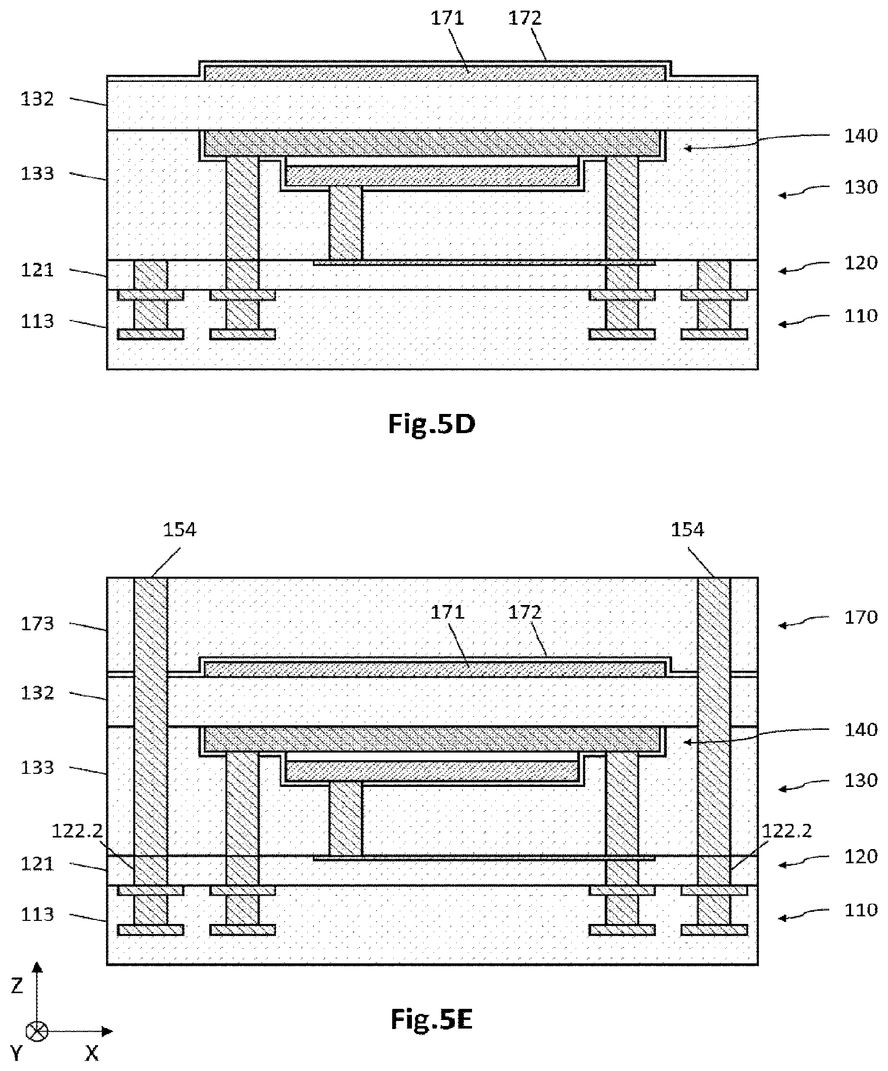 Patent US11815400 Figure 6 – Sensitive pixel based detection system comprising a thermal detector and a compensation device