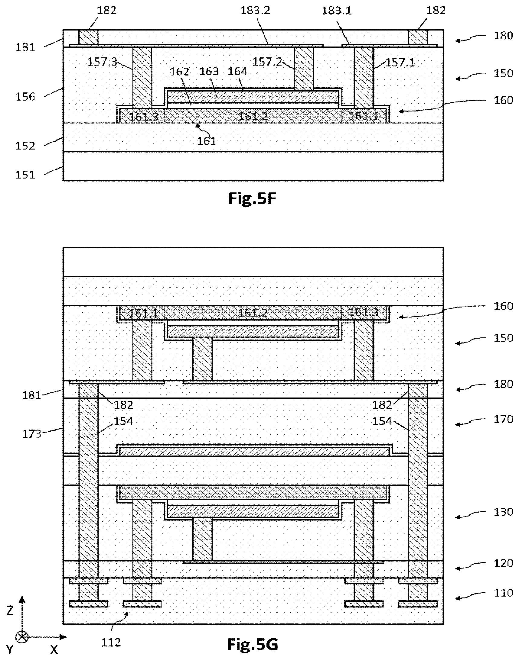 Patent US11815400 Figure 7 – Sensitive pixel based detection system comprising a thermal detector and a compensation device