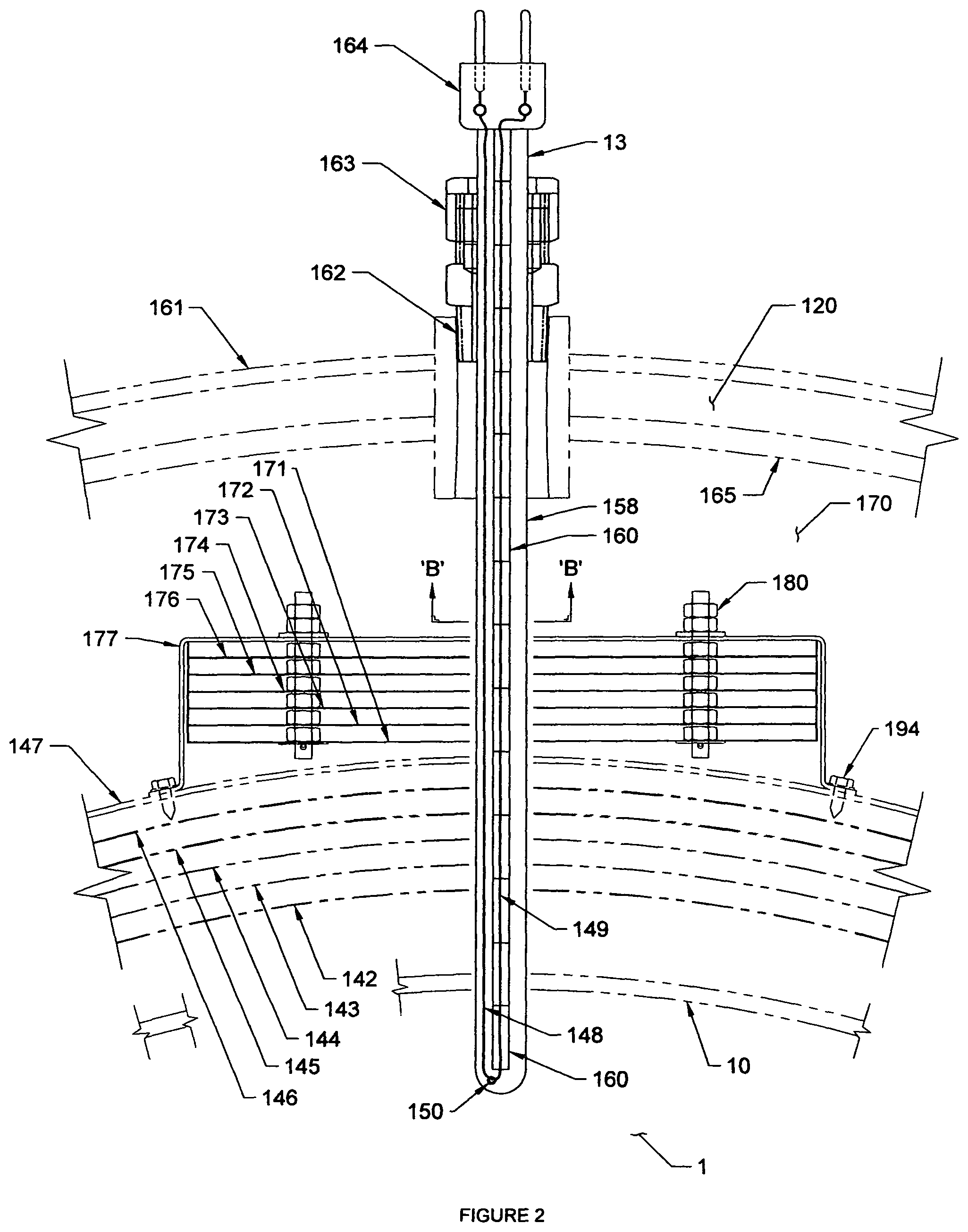 Patent US11815403 Figure 2 – Specialty control thermocouple for vacuum heat treat furnaces