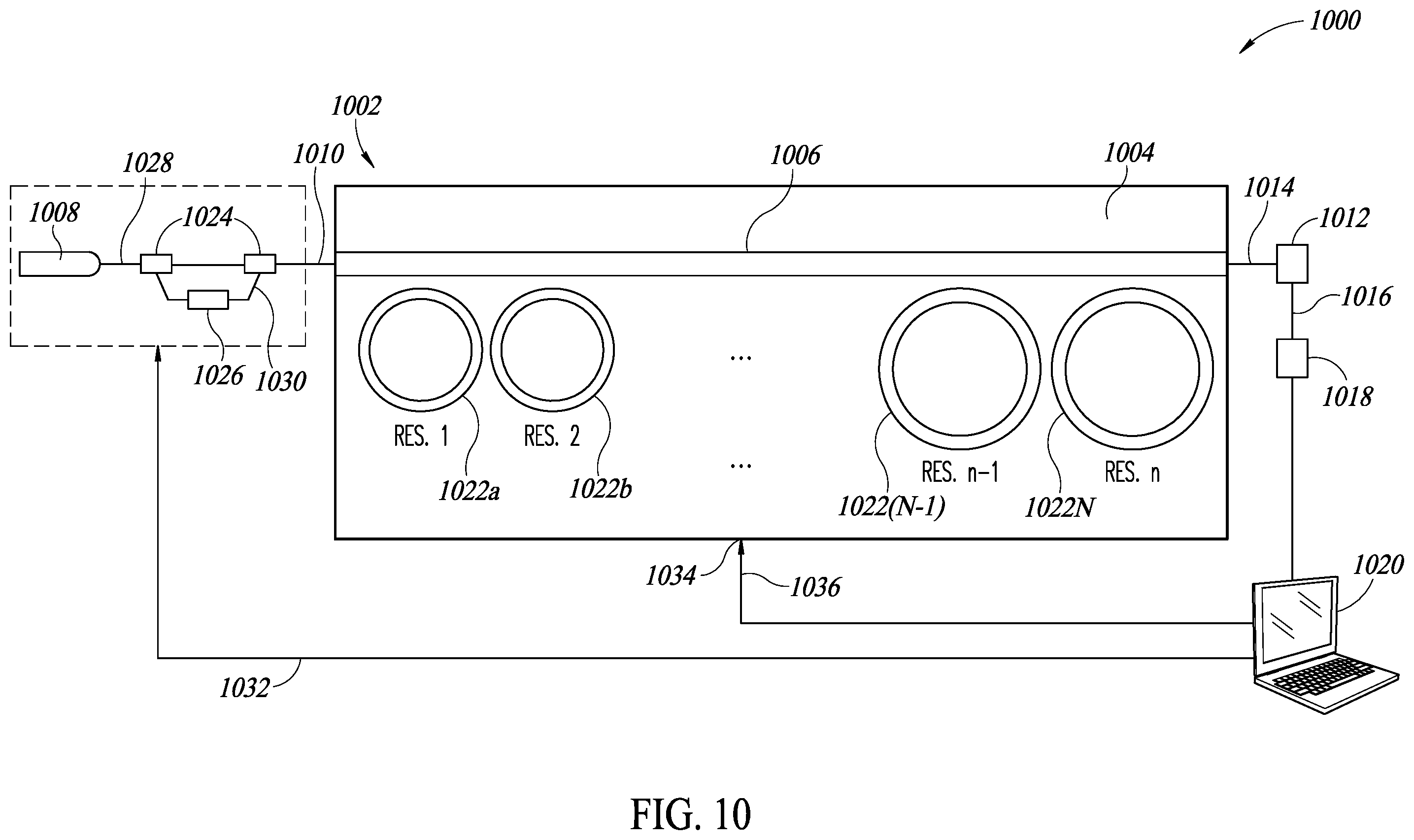 Patent US11815405 Figure 7 – Photonic device using resonator differencing technique