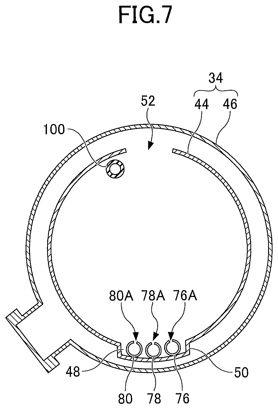 Patent US11815407 Figure 6 – Thermocouple structure, heat treatment apparatus, and method of manufacturing thermocouple structure