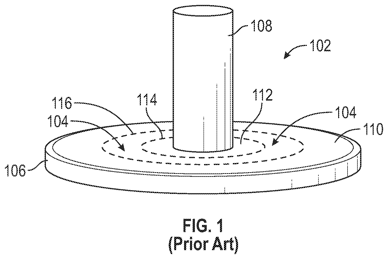 Patent US11815412 Figure 1 – Strain sensor with contoured deflection surface