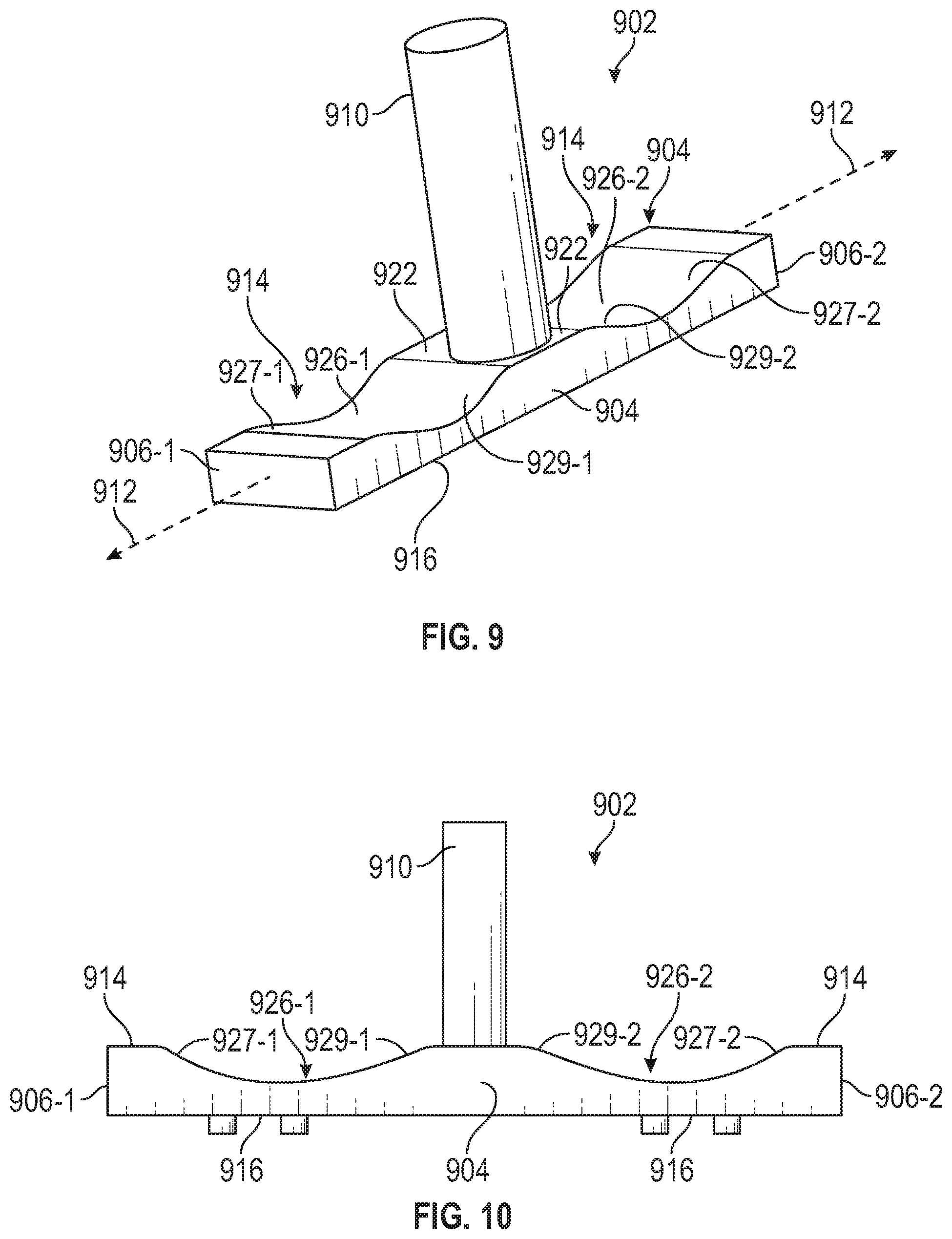 Patent US11815412 Figure 7 – Strain sensor with contoured deflection surface