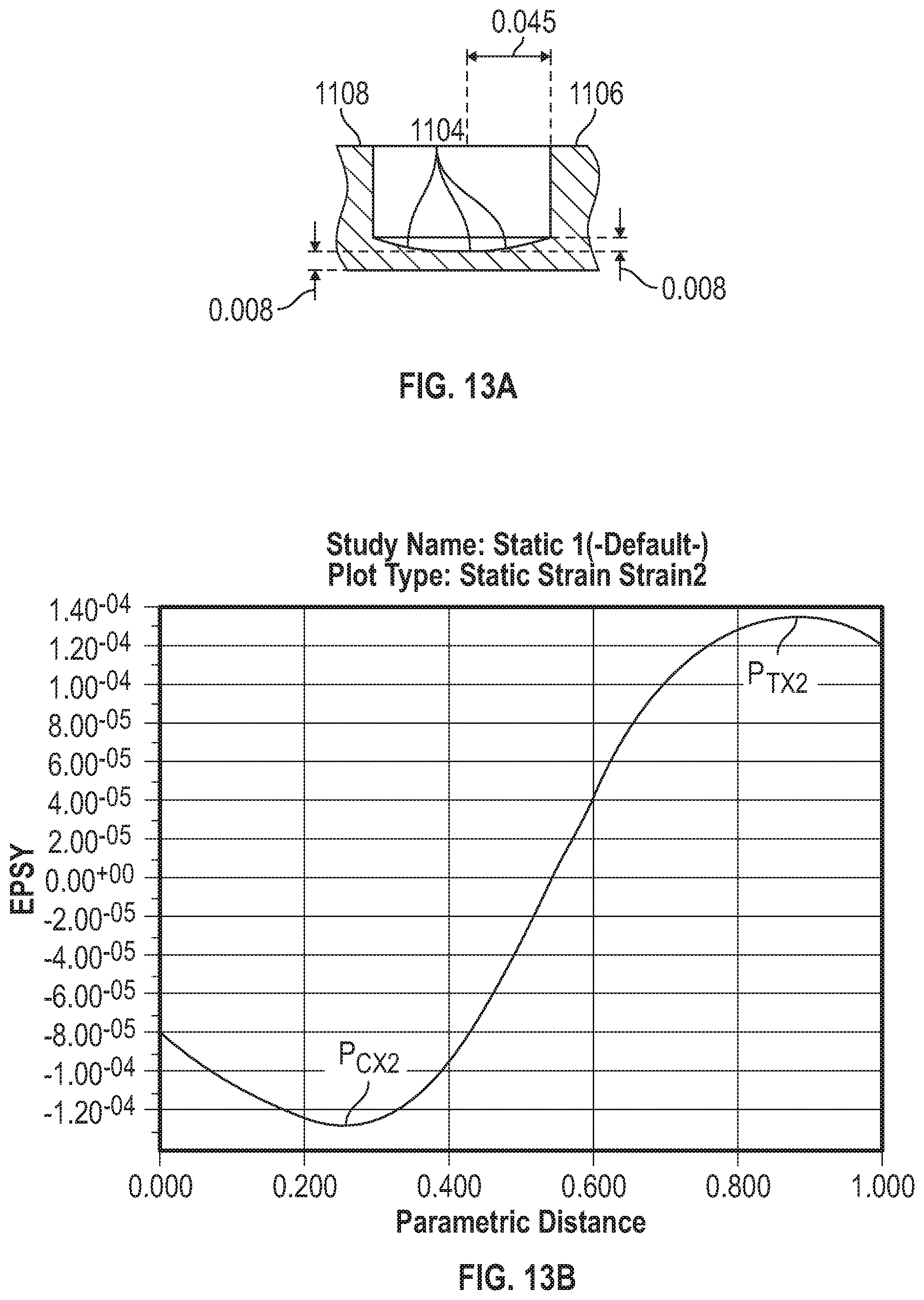 Patent US11815412 Figure 11 – Strain sensor with contoured deflection surface