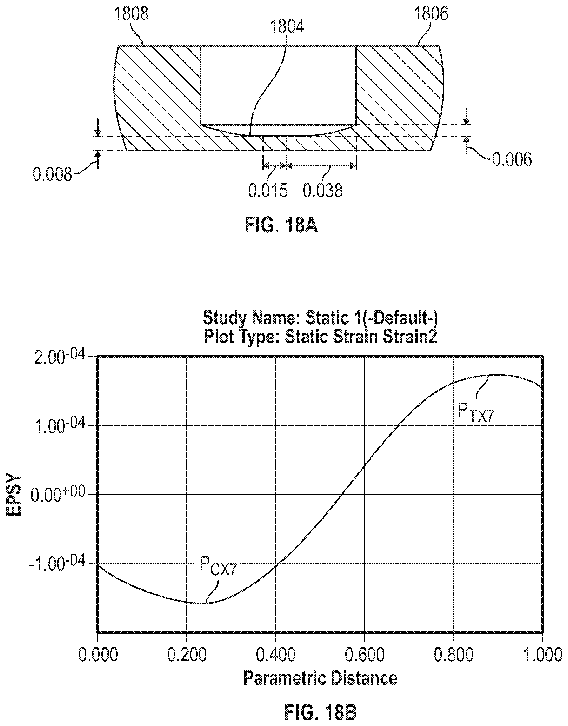 Patent US11815412 Figure 16 – Strain sensor with contoured deflection surface
