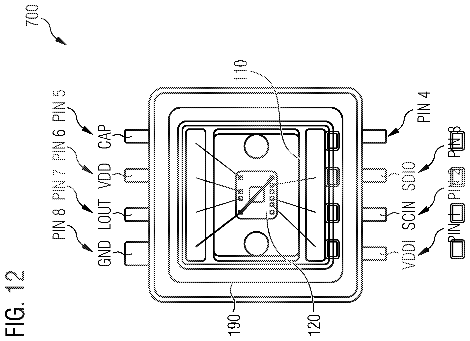 Patent US11815414 Figure 7 – Pressure sensor devices and methods for manufacturing pressure sensor devices