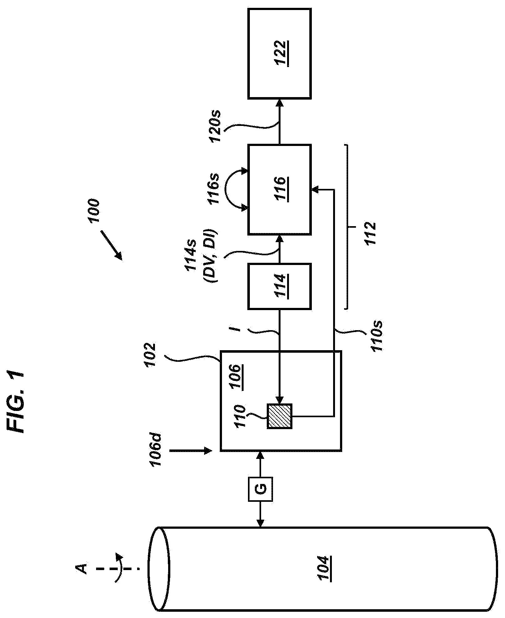 Patent US11815415 — Reference signal compensation for magnetostrictive sensor — Figure 1