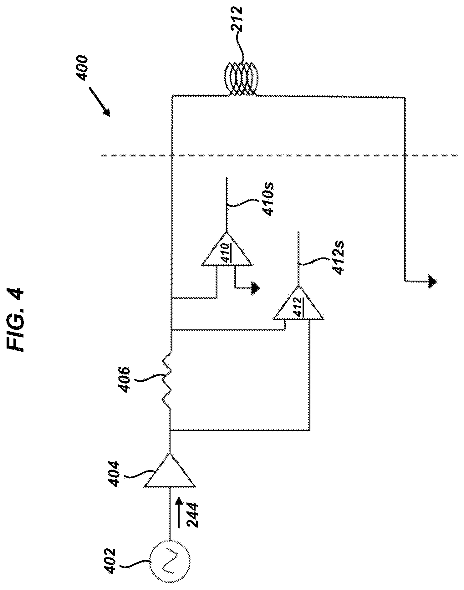 Patent US11815415 Figure 4 – Reference signal compensation for magnetostrictive sensor