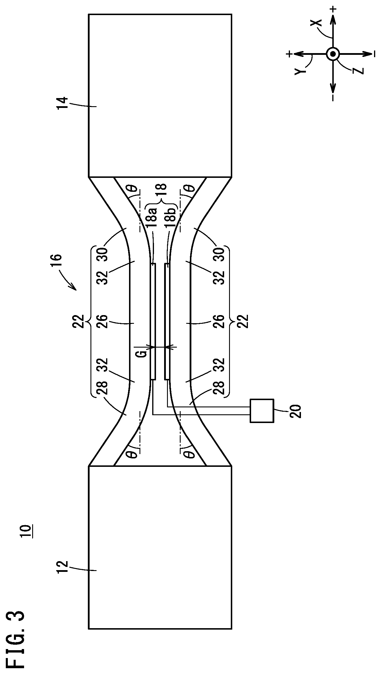 Patent US11815416 Figure 3 – Displacement detection device and torque sensor