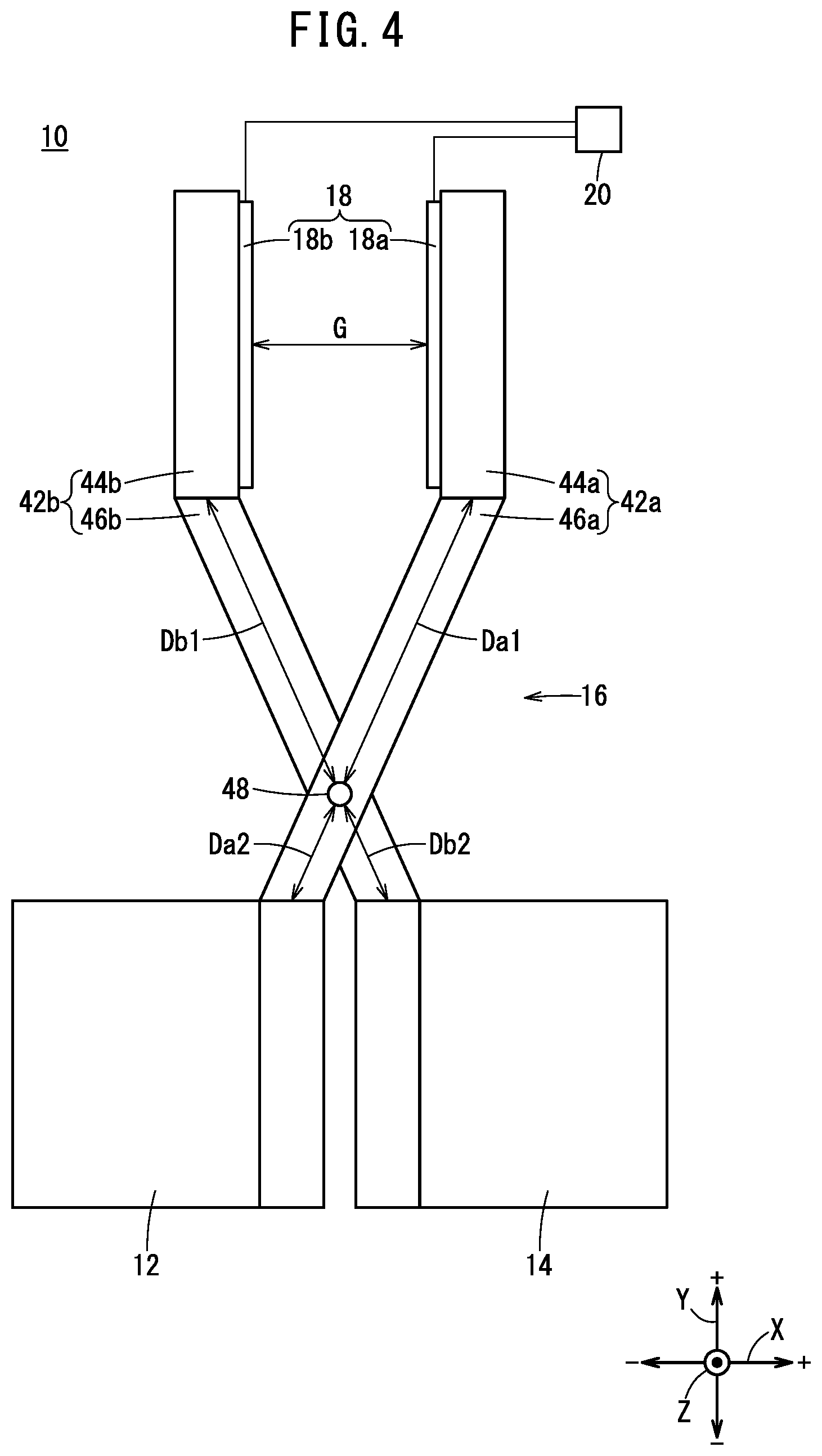 Patent US11815416 Figure 4 – Displacement detection device and torque sensor