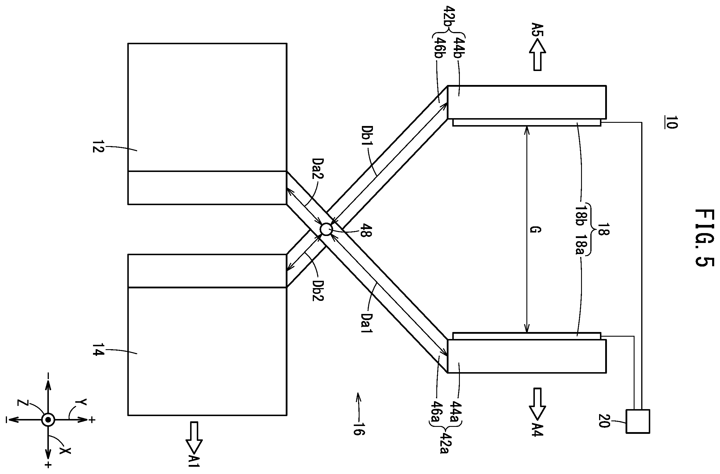 Patent US11815416 Figure 5 – Displacement detection device and torque sensor