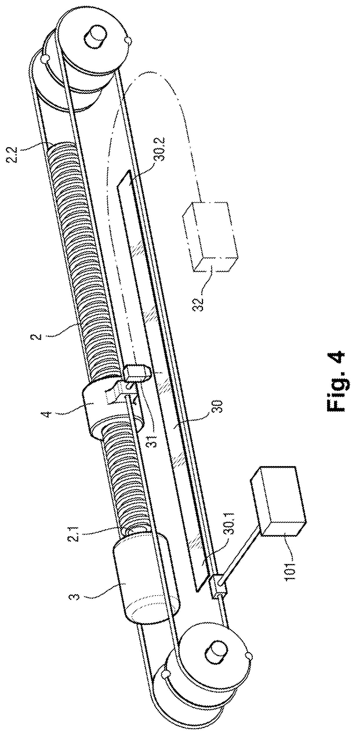 Patent US11815417 Figure 4 – Force sensor for cable actuator