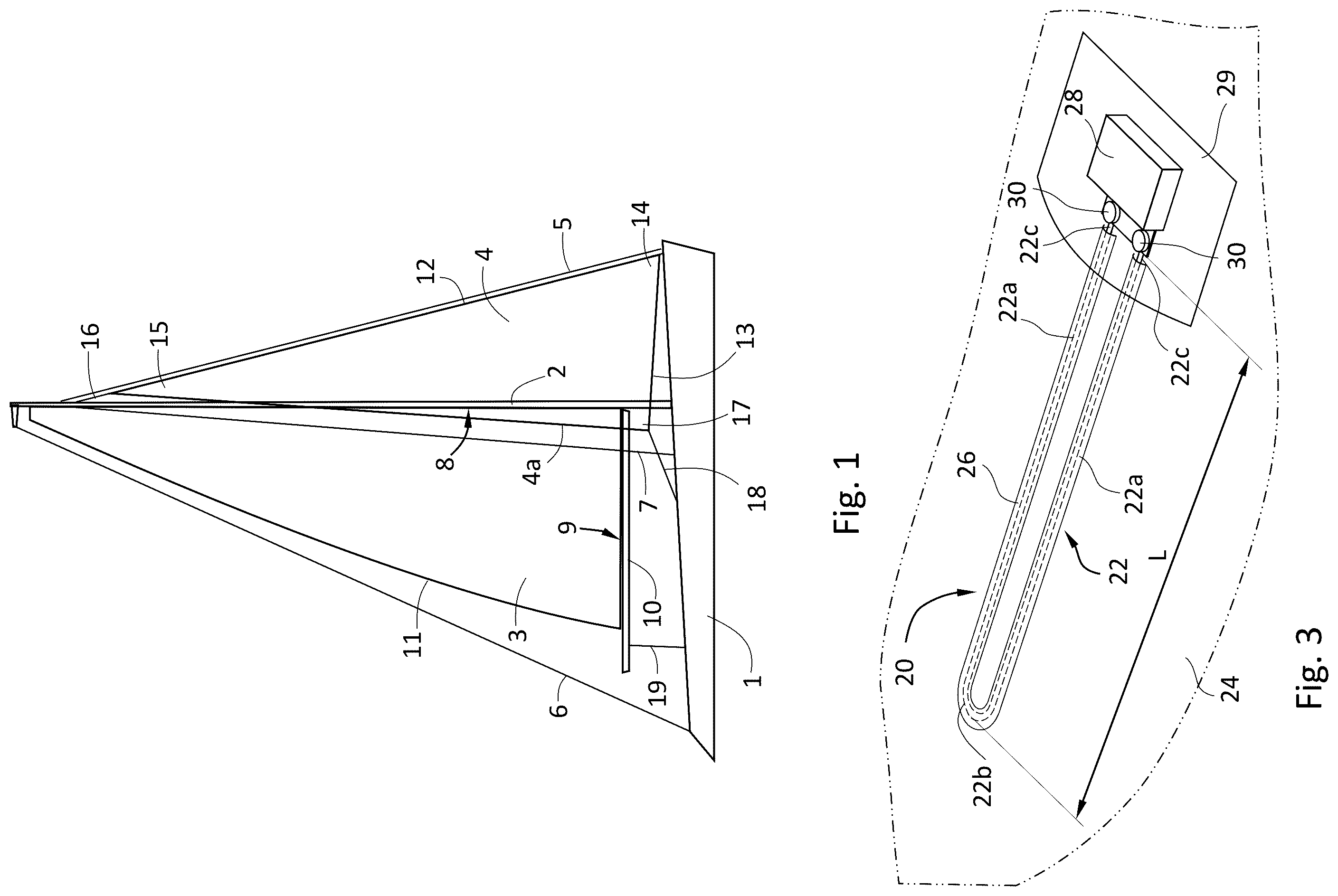Patent US11815418 — Stress detection system in flexible two-dimensional structure — Figure 1