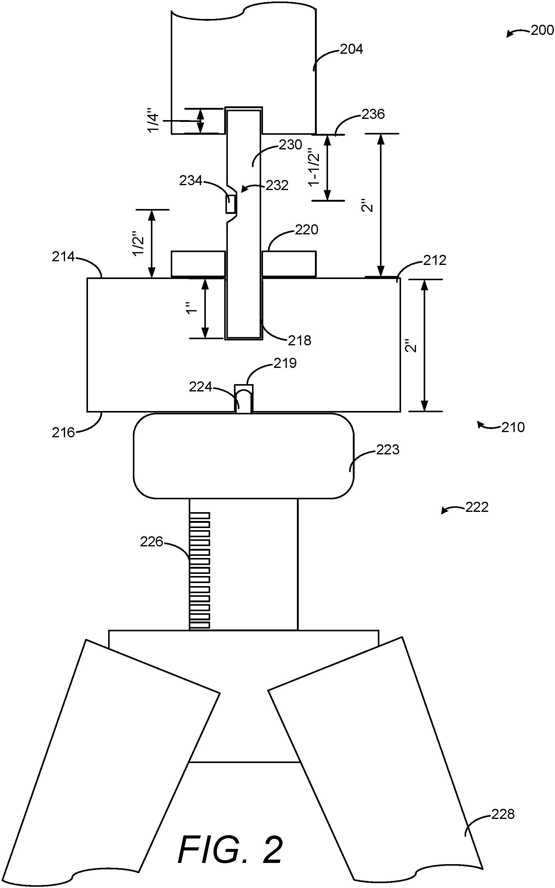 Patent US11815419 Figure 2 – Ballistic pendulum stabilizer