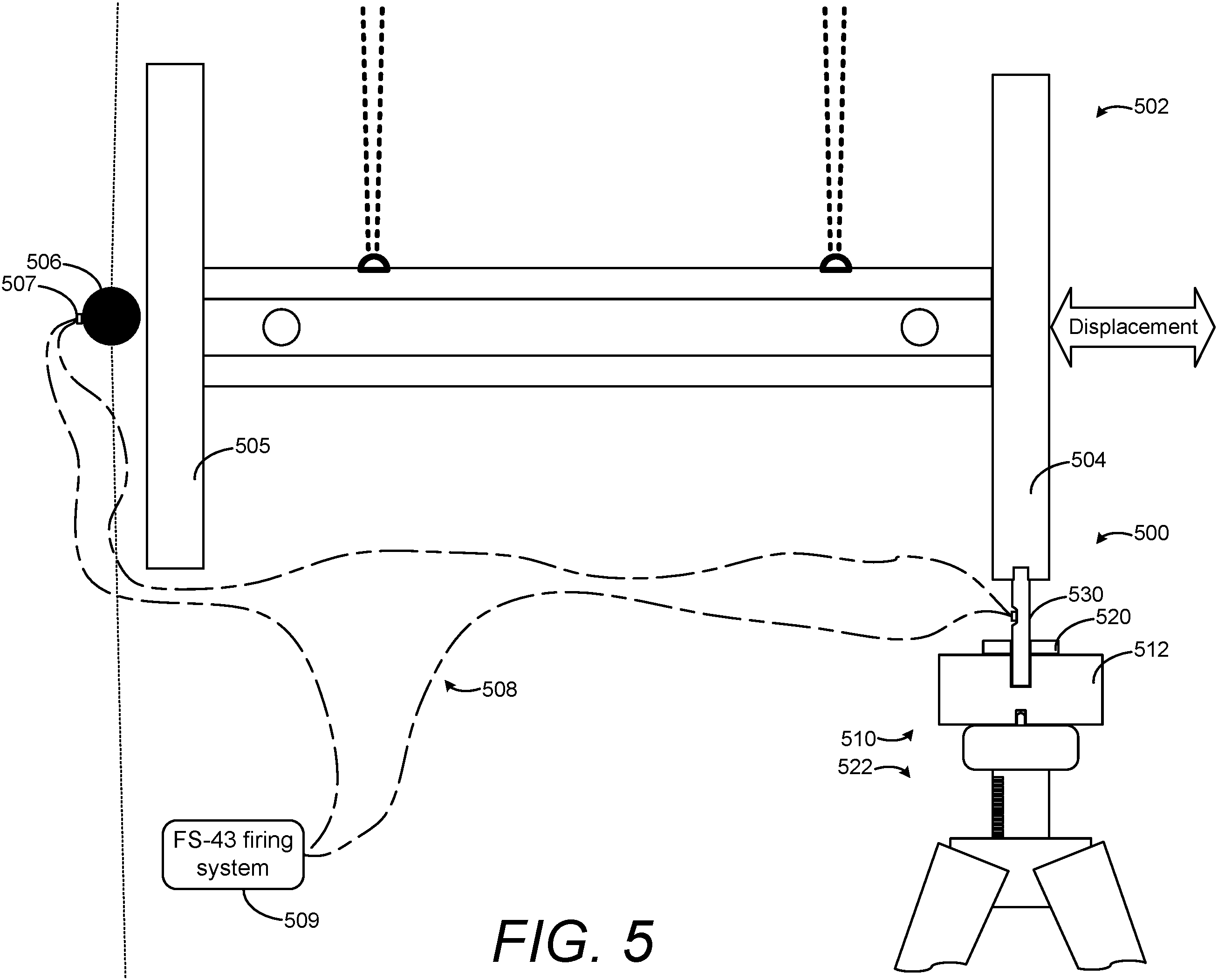 Patent US11815419 Figure 5 – Ballistic pendulum stabilizer
