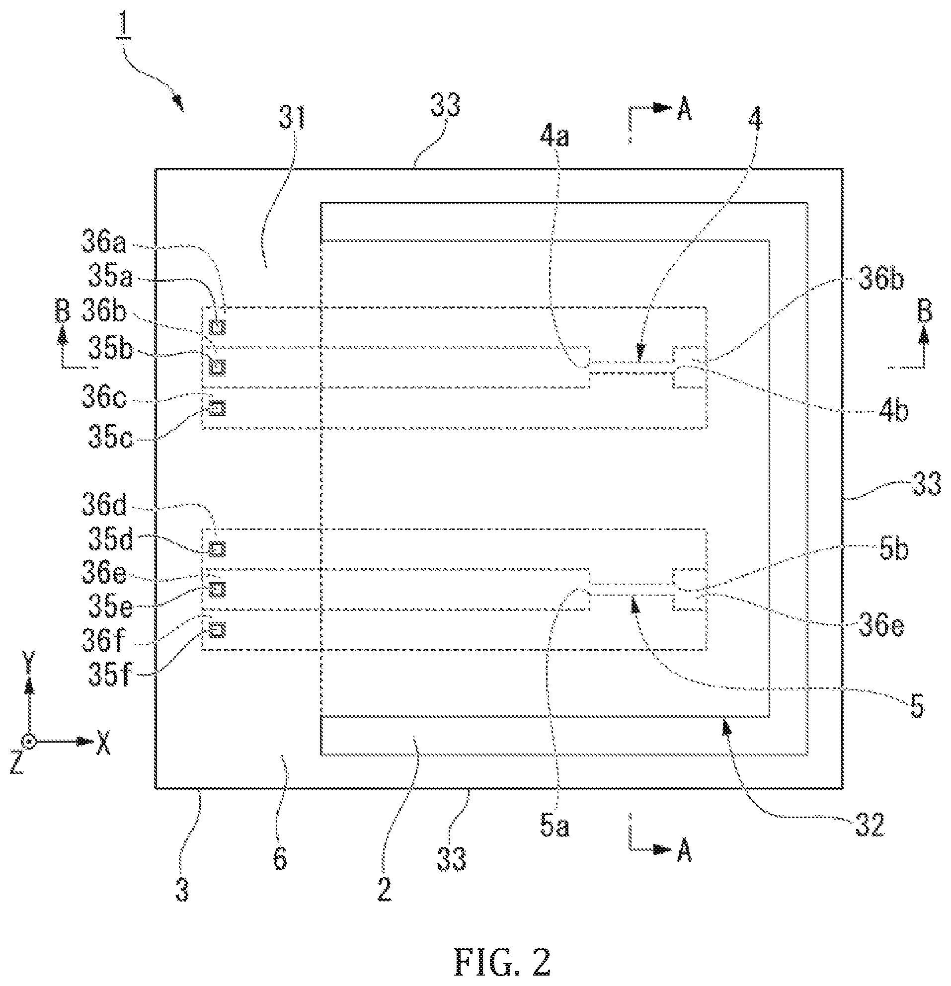 Patent US11815420 Figure 2 – Resonant pressure sensor with improved linearity