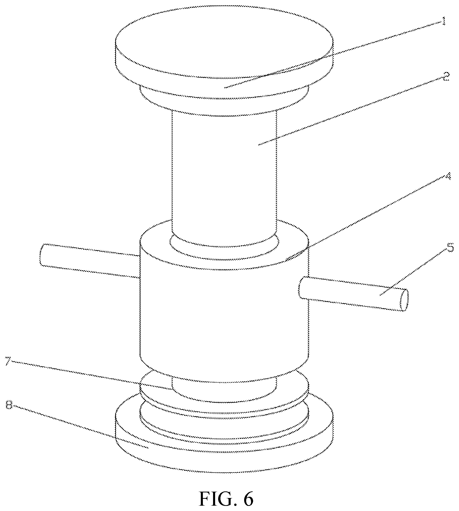 Patent US11815423 Figure 4 – Piston press system and test method for predicting roll service life of high-pressure grinding rolls