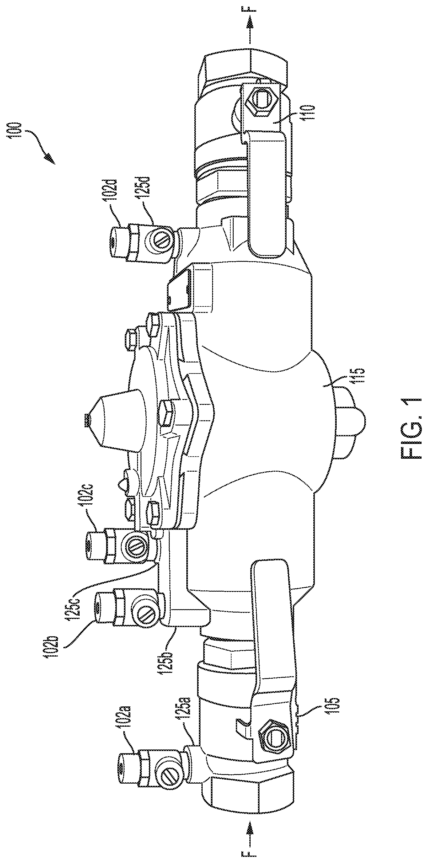 Patent US11815424 Figure 1 – Backflow prevention system test cock with a fluid sensor