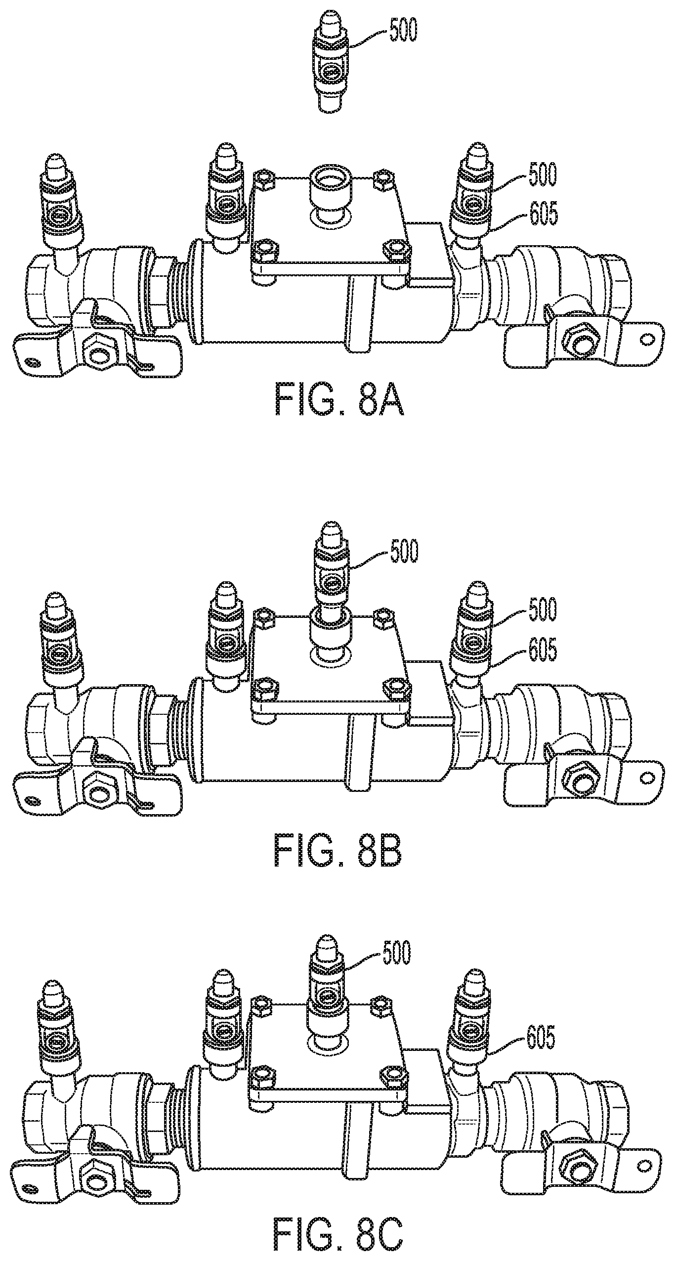 Patent US11815424 Figure 8 – Backflow prevention system test cock with a fluid sensor