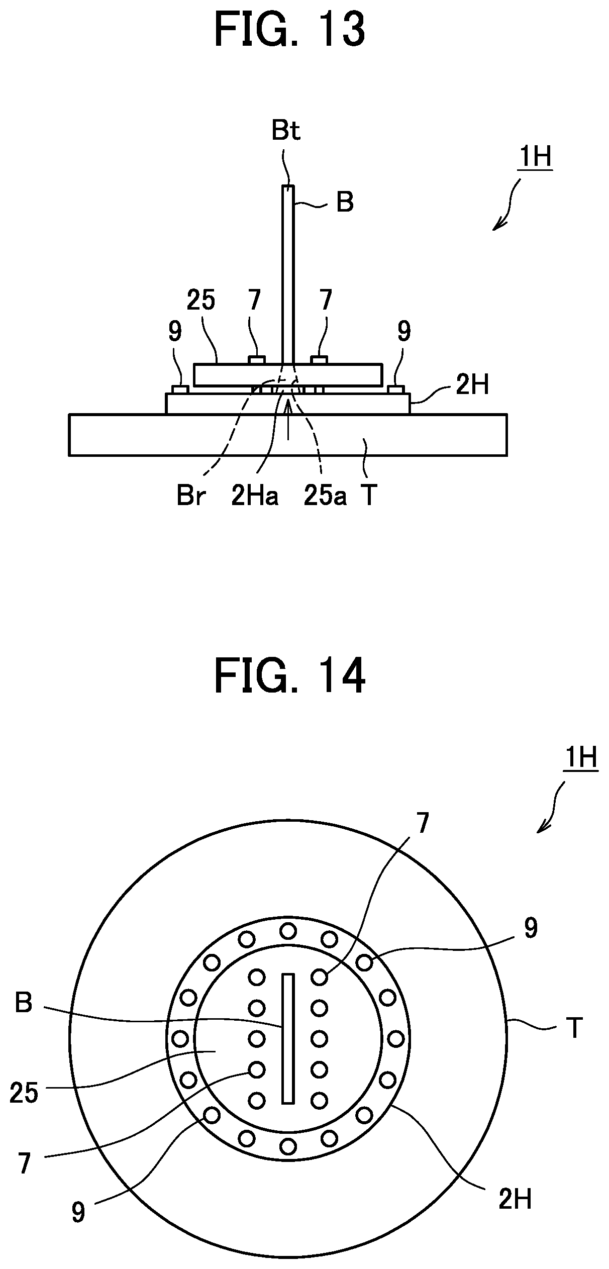 Patent US11815425 Figure 7 – Jig for vibration test of rotor blade