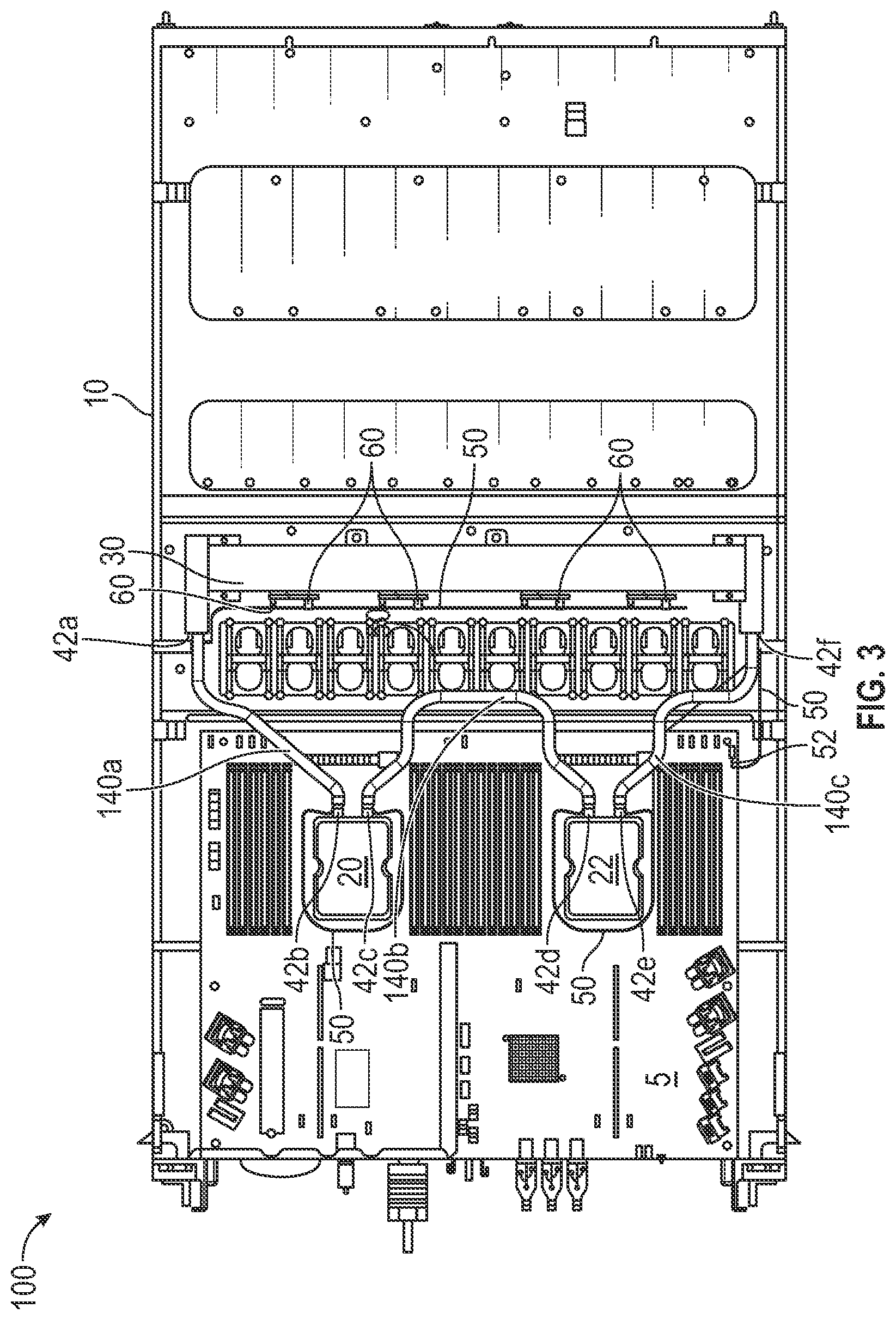 Patent US11815428 Figure 3 – Direct leak detection for liquid cooled servers