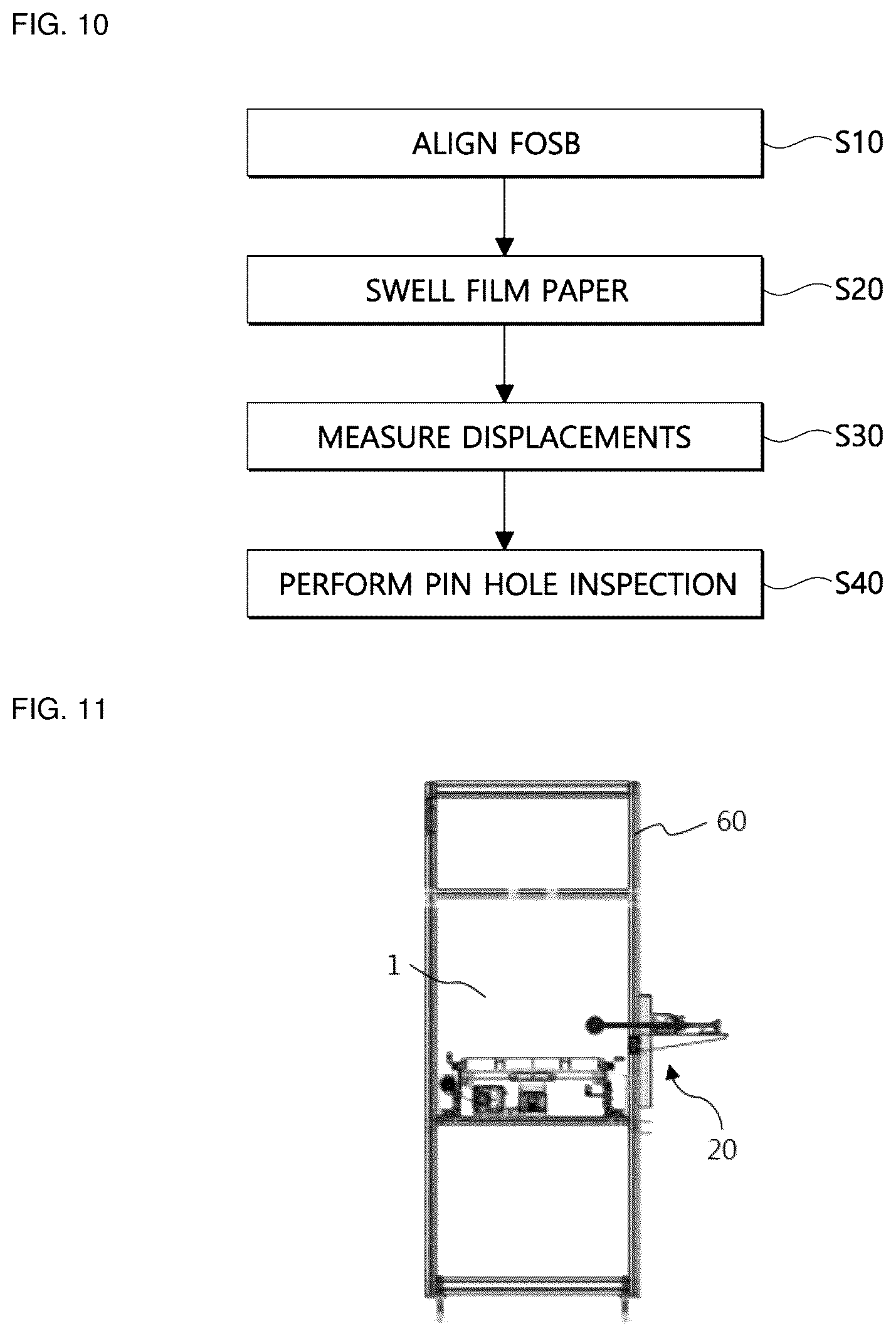 Patent US11815429 Figure 6 – Pin hole inspection apparatus and method