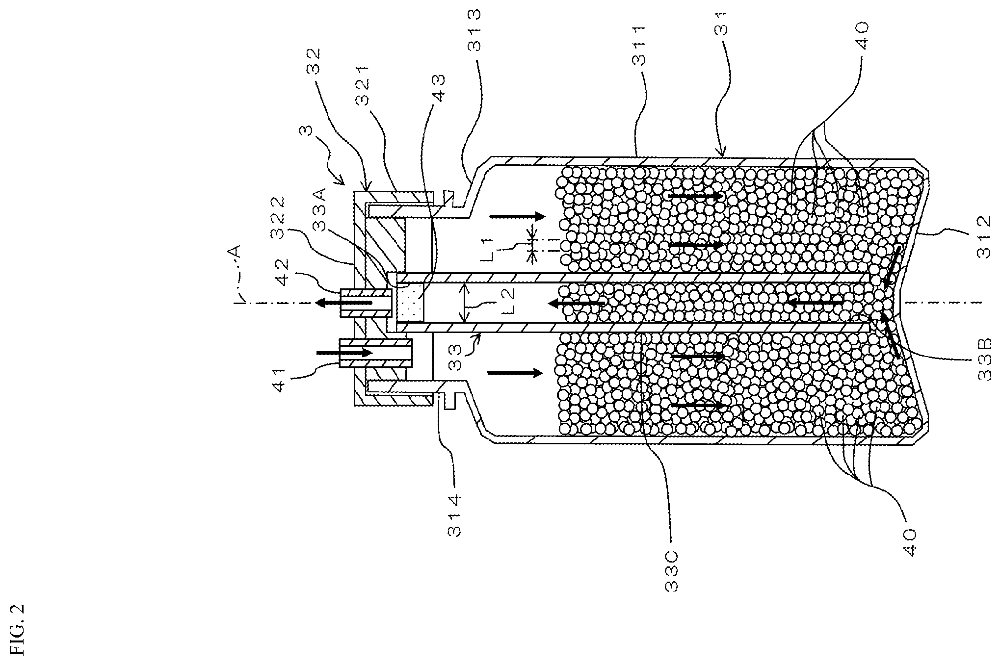 Patent US11815433 Figure 2 – Adsorption apparatus and chemiluminescence type nitrogen oxide concentration meter