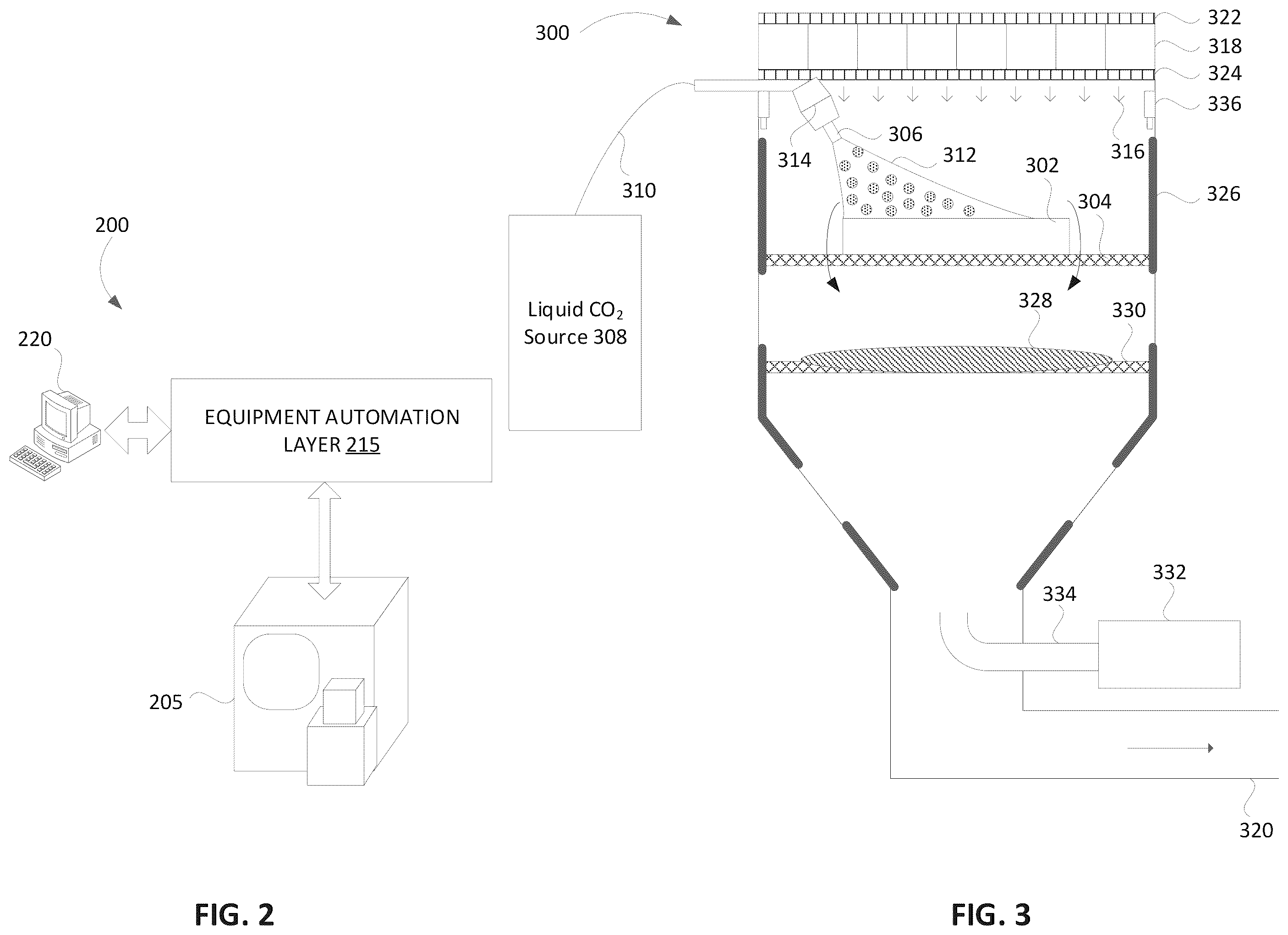 Patent US11815436 Figure 2 – Detection of surface particles on chamber components with carbon dioxide