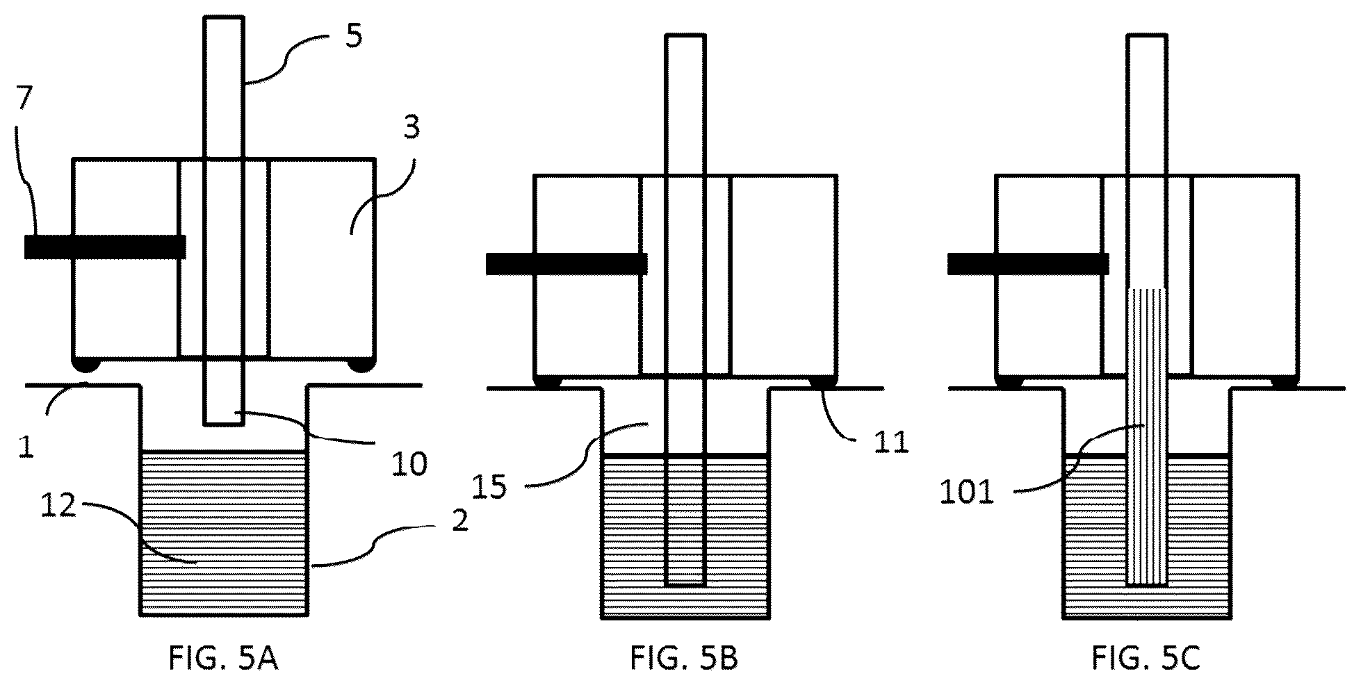 Patent US11815438 Figure 5 – Pressure controlled fluid sampler and method
